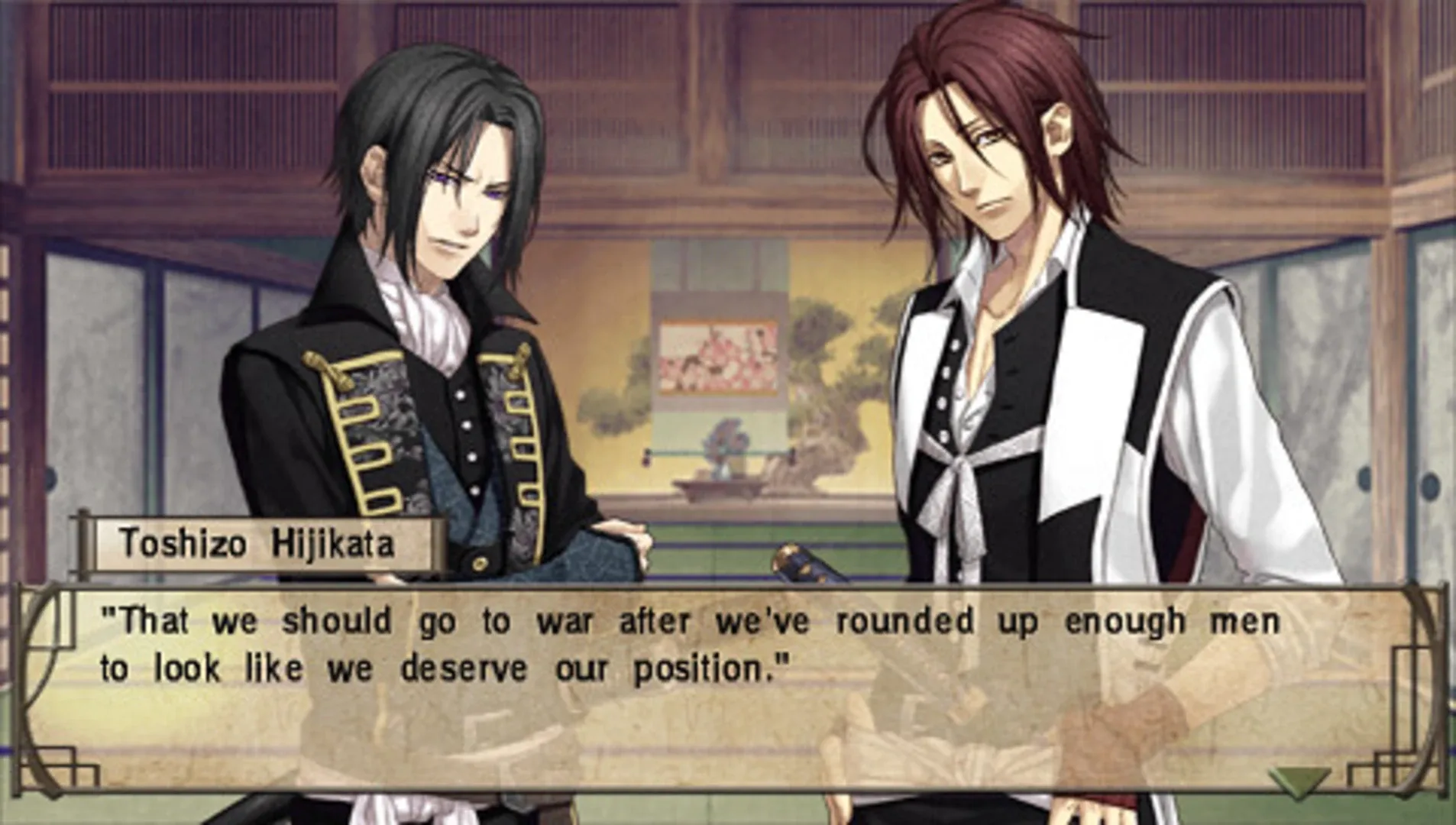 Captura de pantalla - Hakuoki: Demon of the Fleeting Blossom