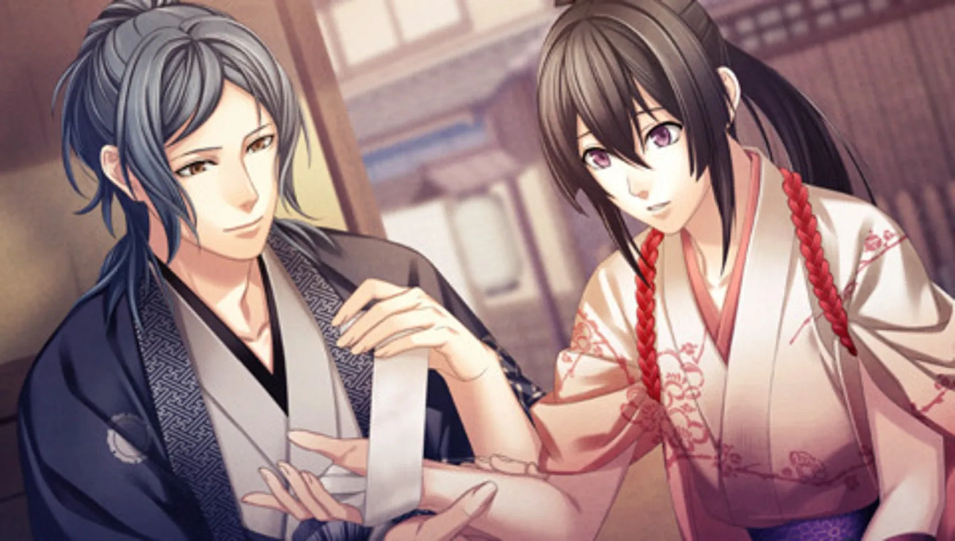 Captura de pantalla - Urakata Hakuoki: Akatsuki no Shirabe