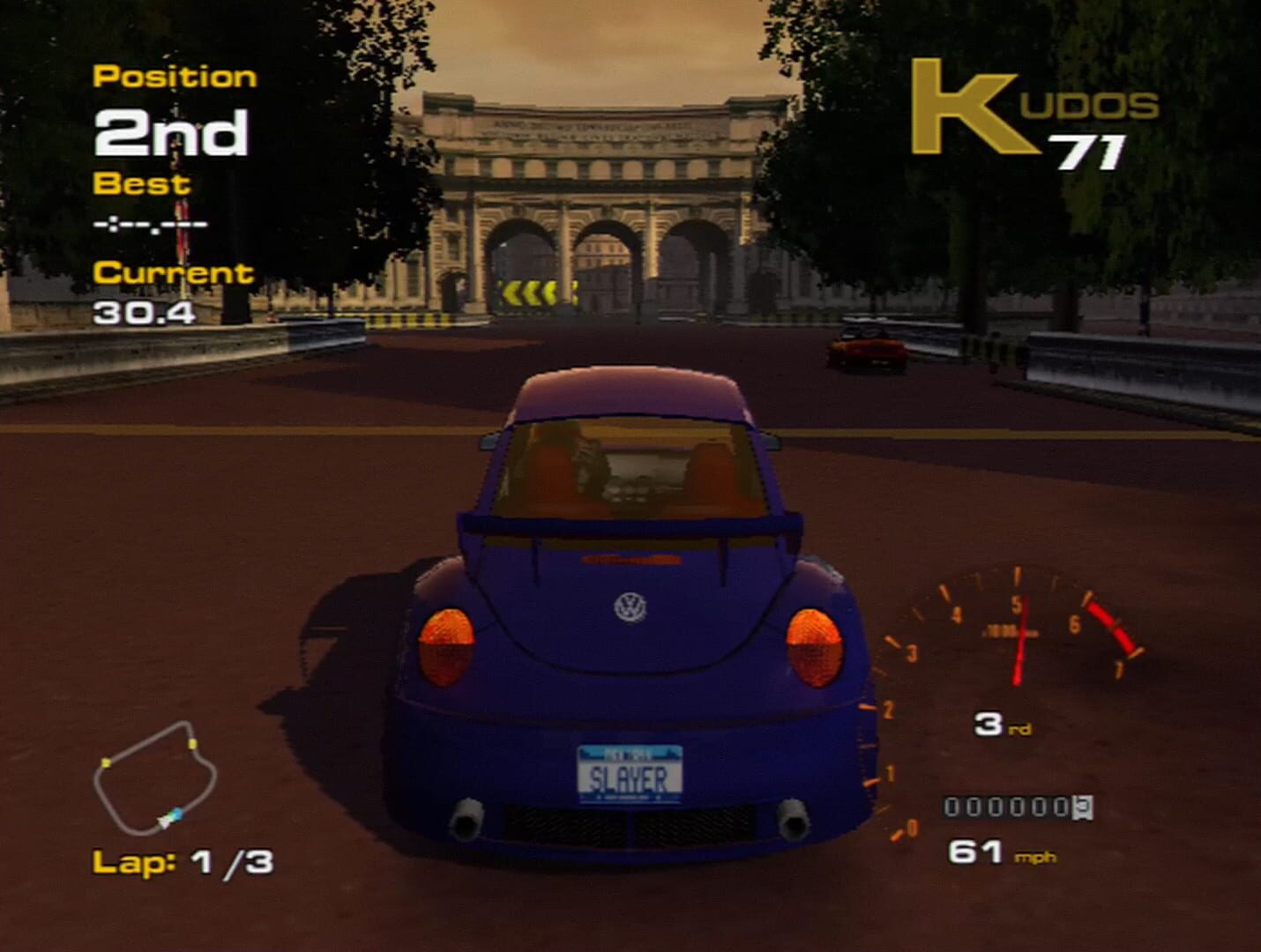 Captura de pantalla - Project Gotham Racing