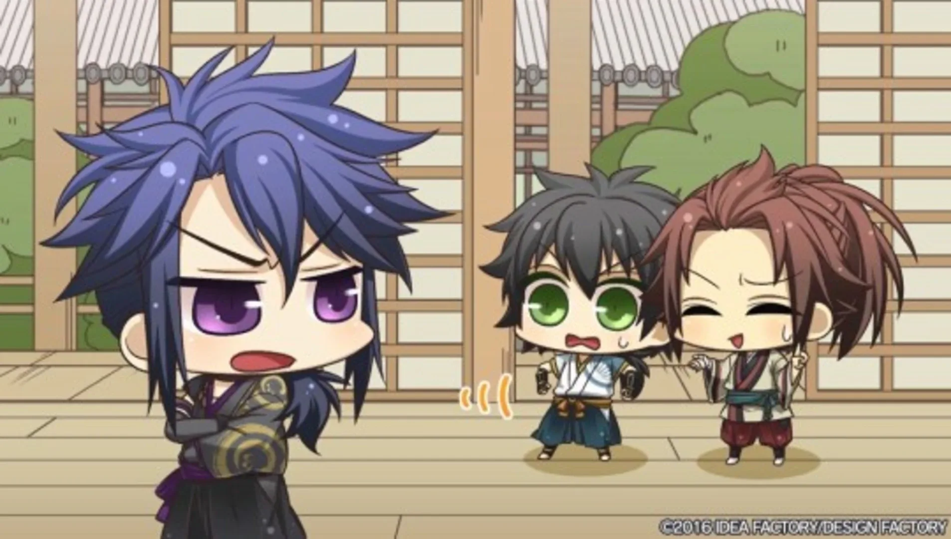 Captura de pantalla - Hakuoki Yuugiroku