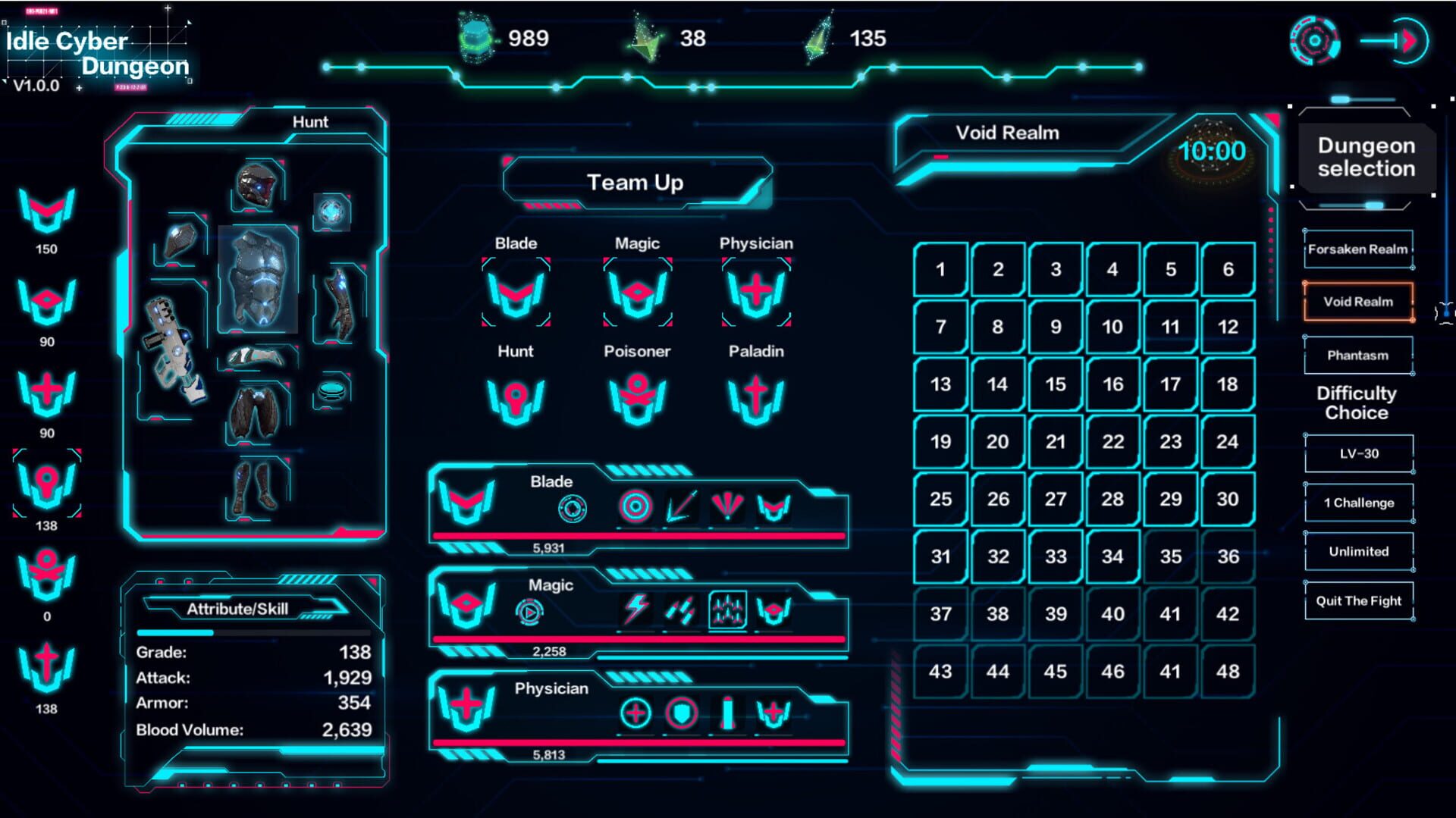 Idle Cyber Dungeon - Screenshot