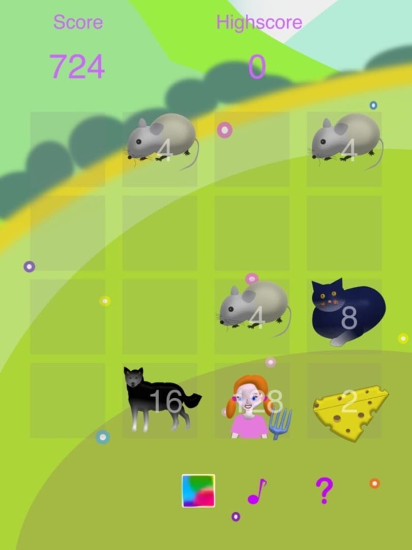 2048 Farmer in the Dell - Screenshot