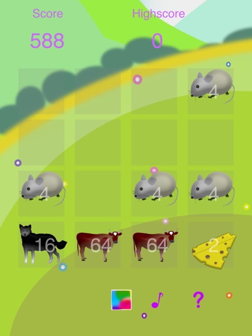 2048 Farmer in the Dell - Screenshot