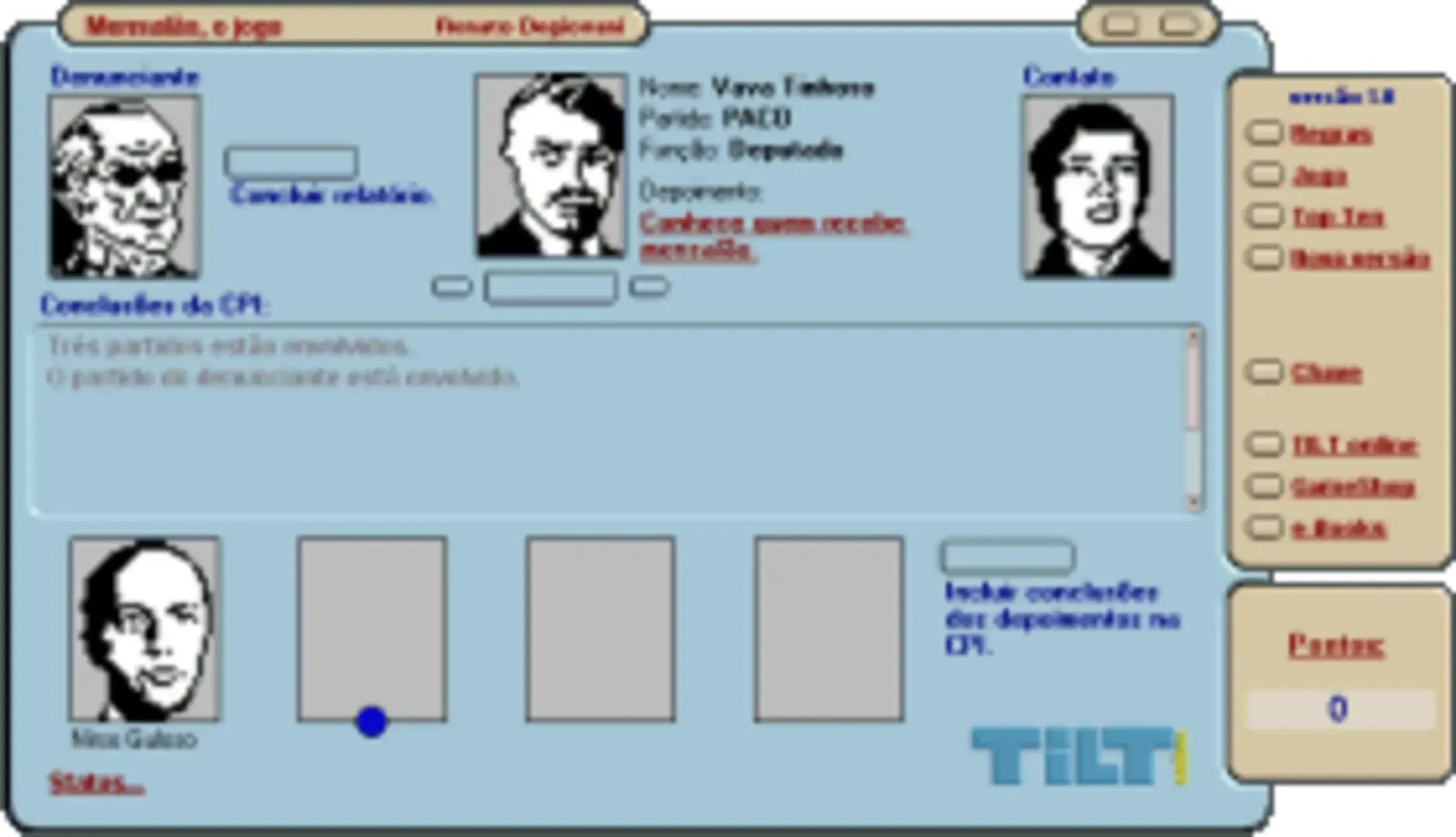 Mensalão, O Jogo