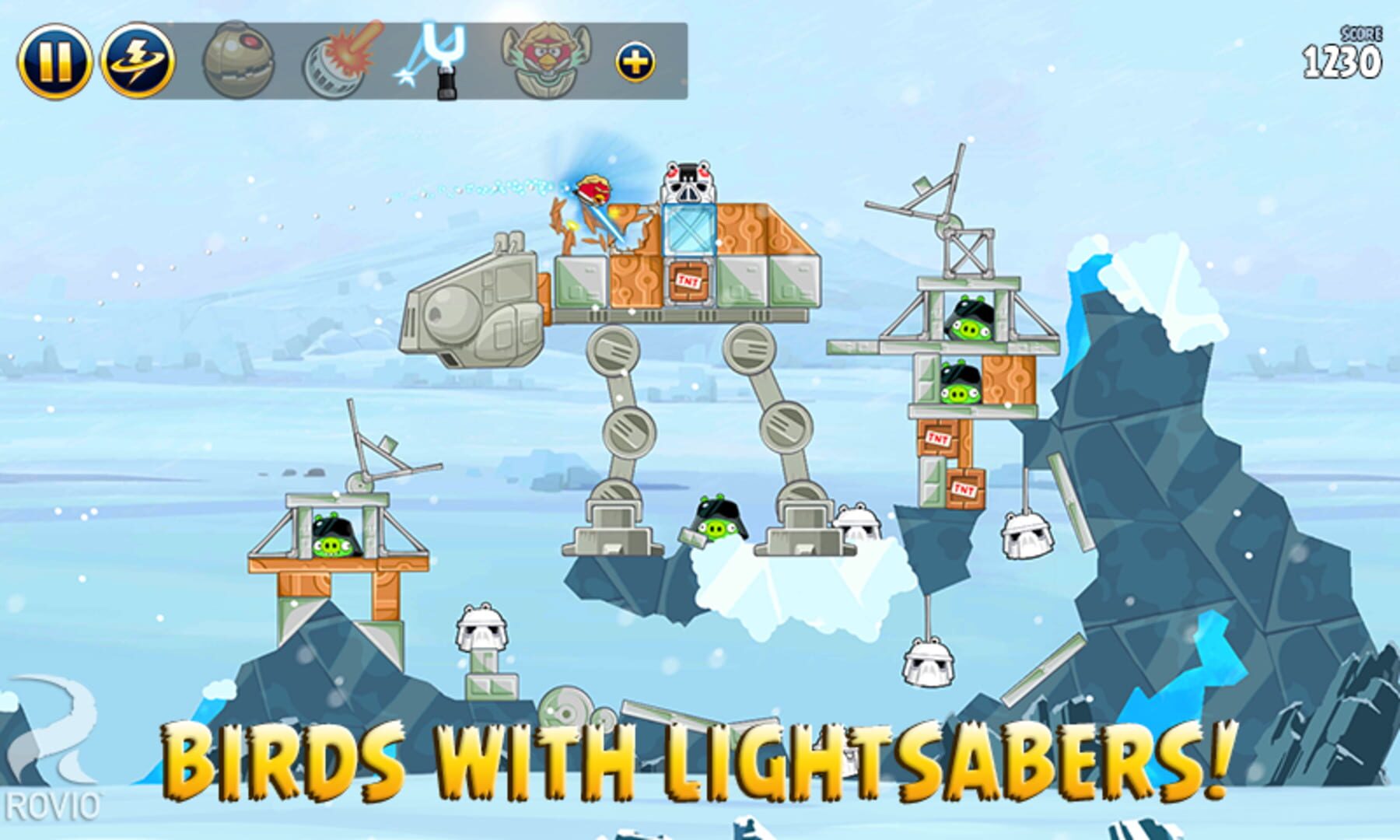 Captura de pantalla - Angry Birds Star Wars HD