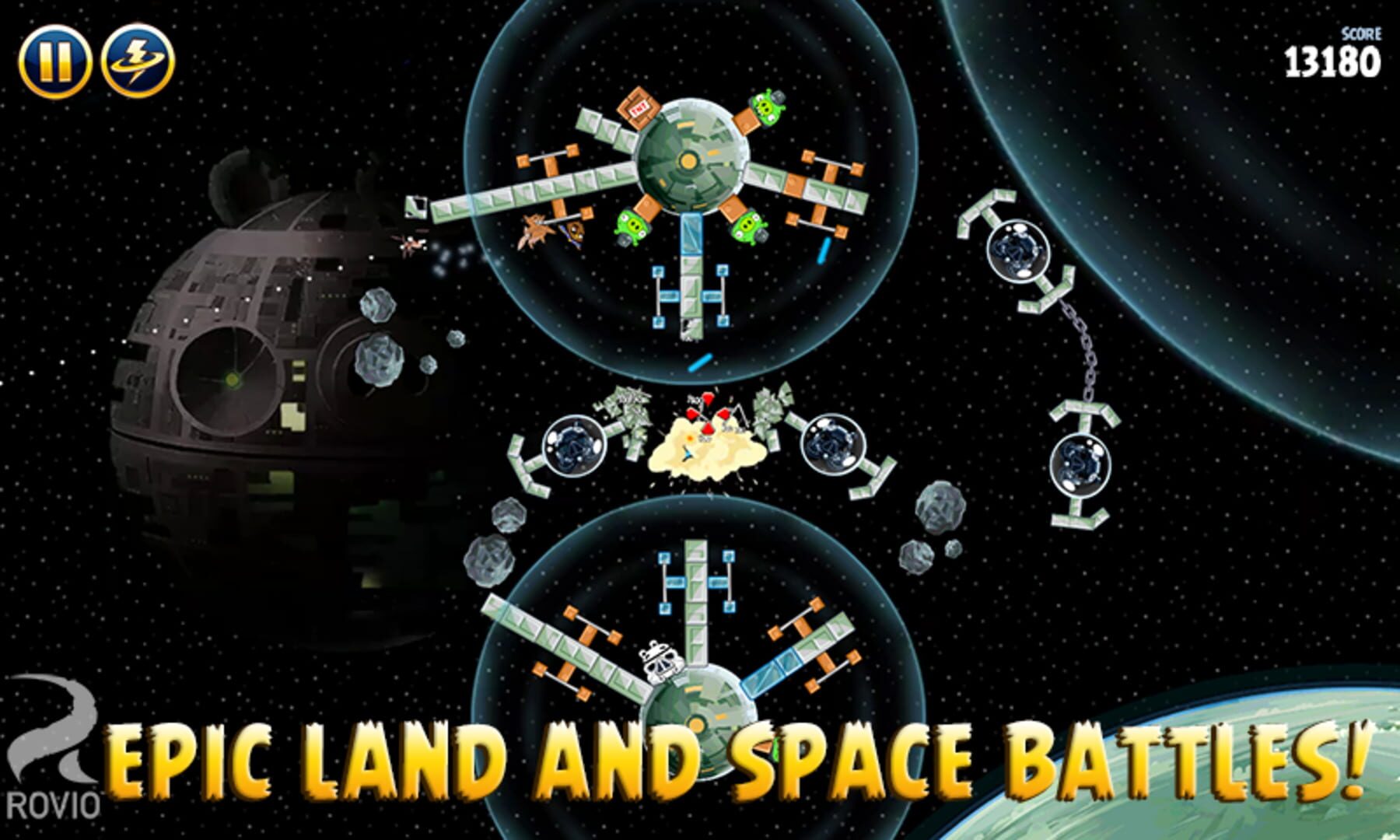 Captura de pantalla - Angry Birds Star Wars HD