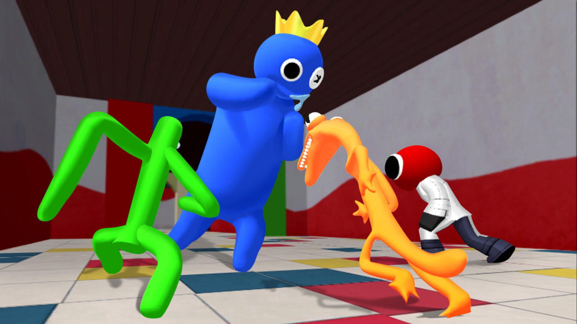 Blue Monster: Rainbow Survival - Screenshot