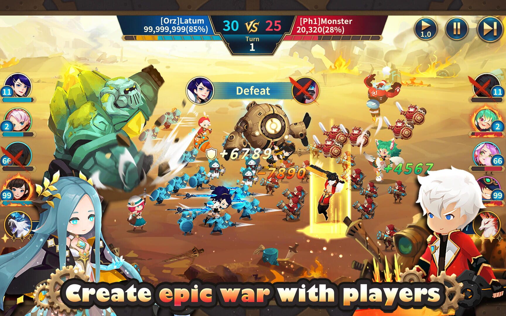 Giant Monster War - Screenshot