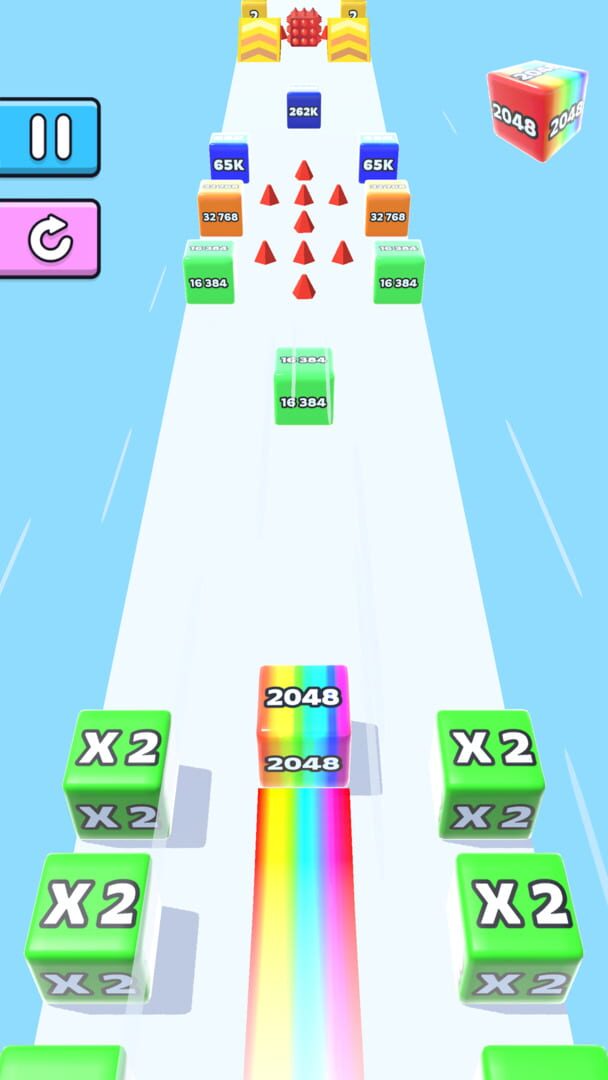 Jelly Run 2048 - Screenshot