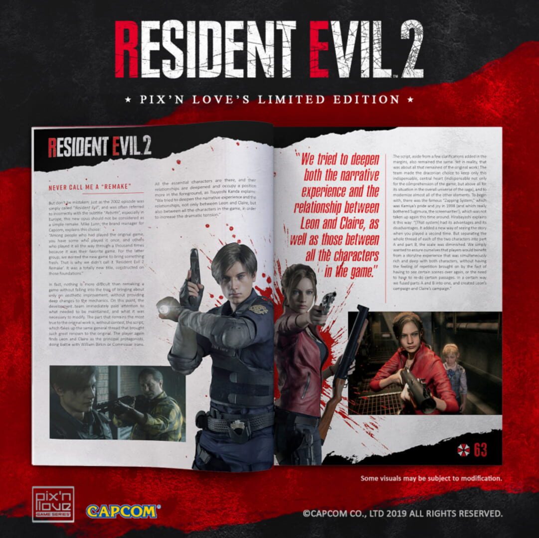 Captura de pantalla - Resident Evil 2: Pix' N Love Limited Edition