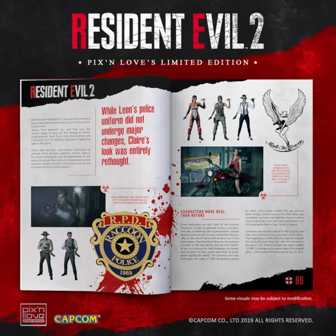 Captura de pantalla - Resident Evil 2: Pix' N Love Limited Edition