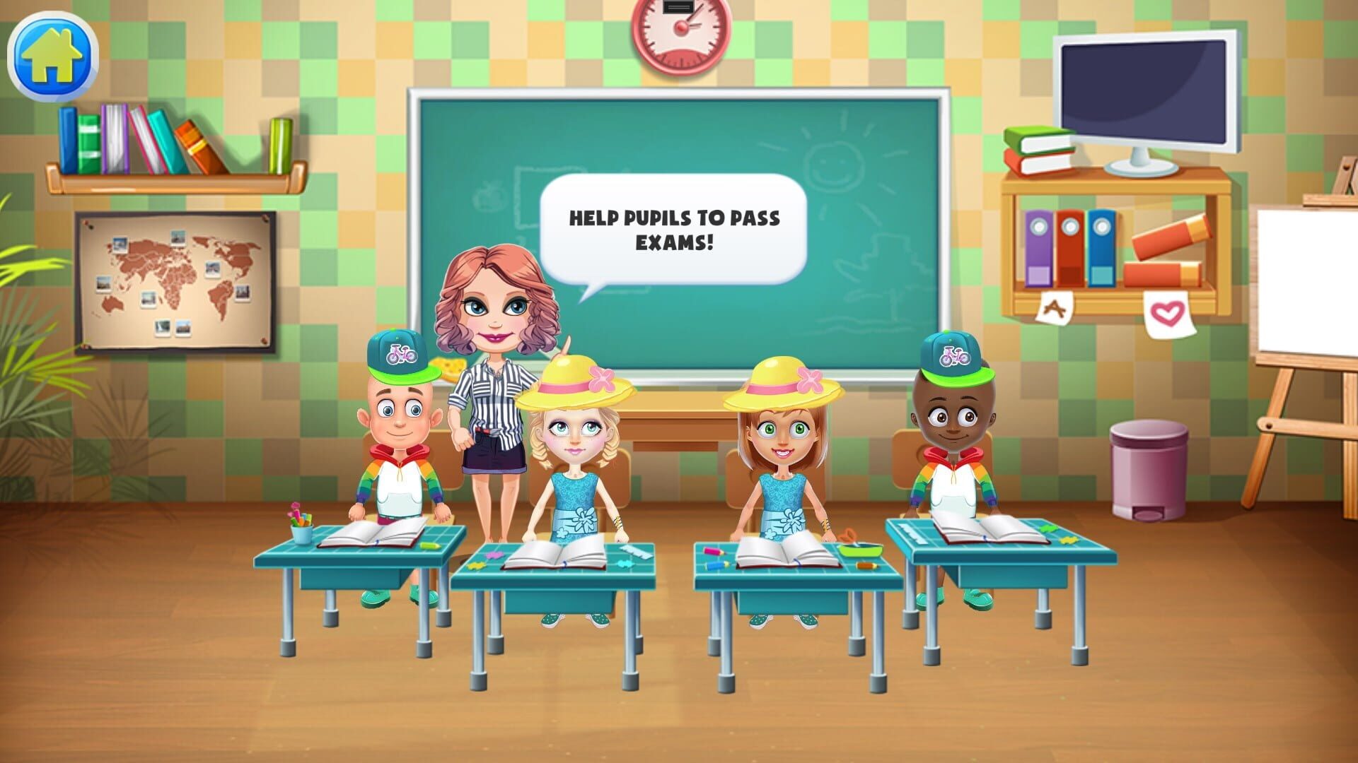 Day at School My Teacher Game - Screenshot