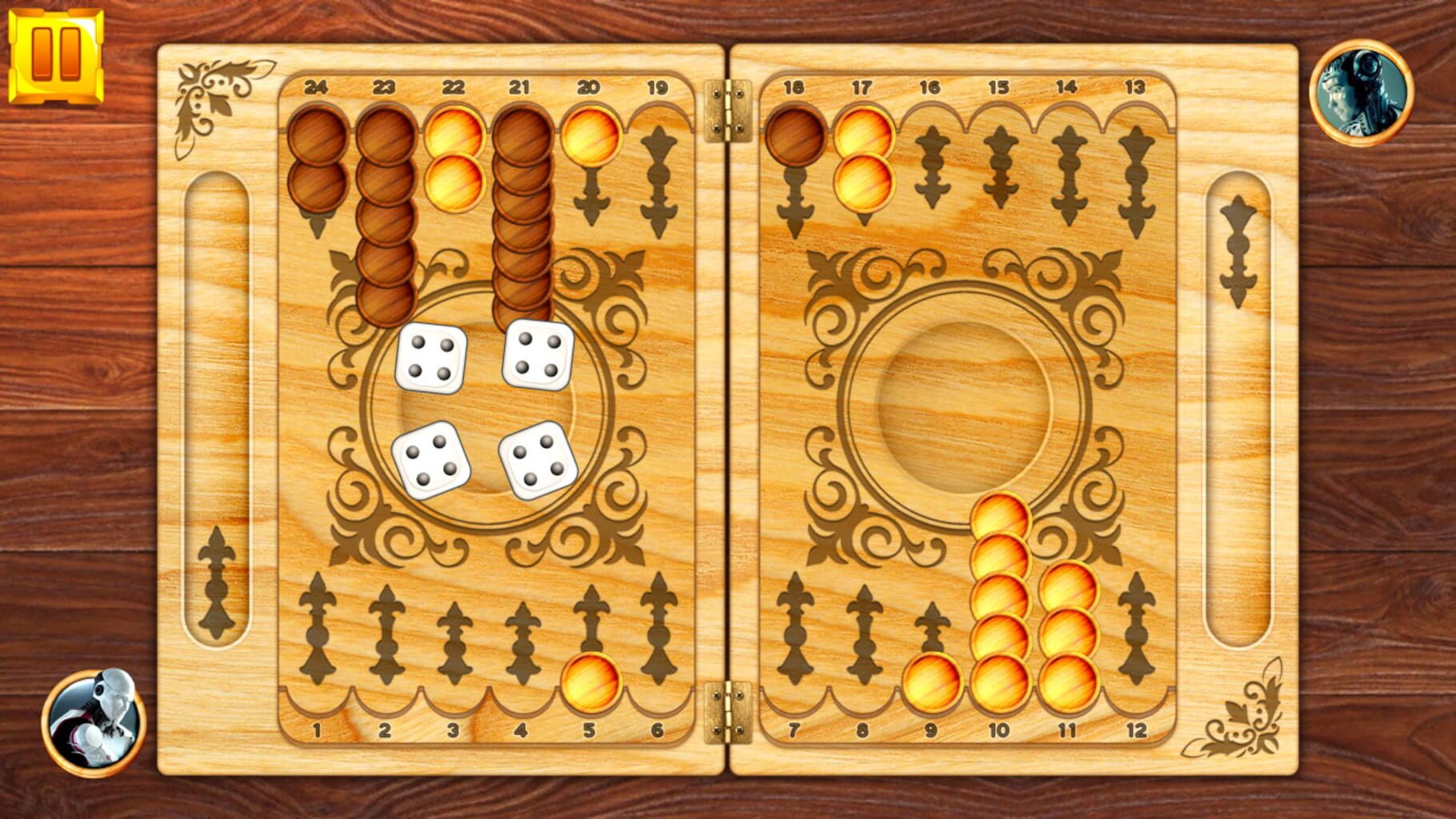Backgammon: Board Game Puzzle screenshot