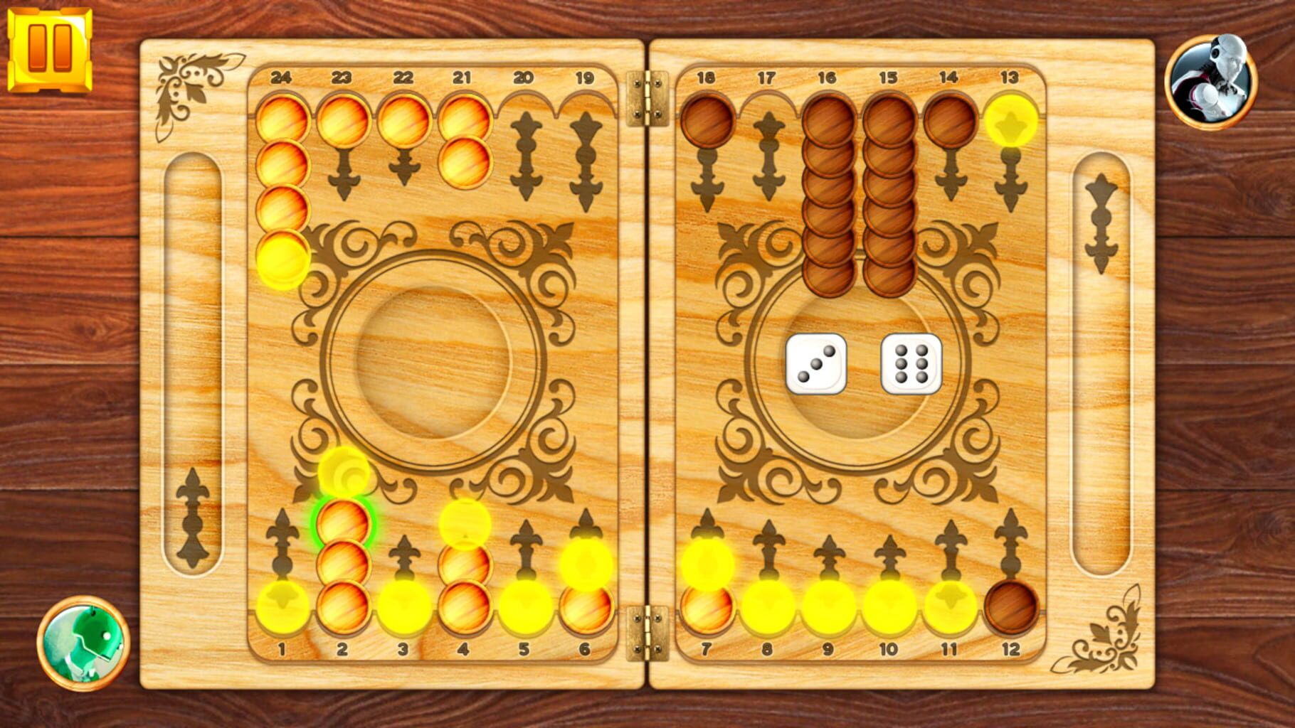 Backgammon: Board Game Puzzle screenshot
