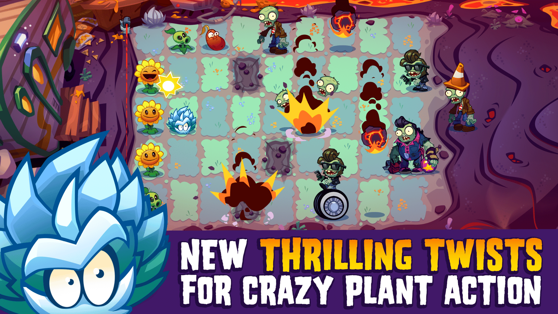 Download Get Ready For The Thrilling Adventure Of Plants Vs Zombies!