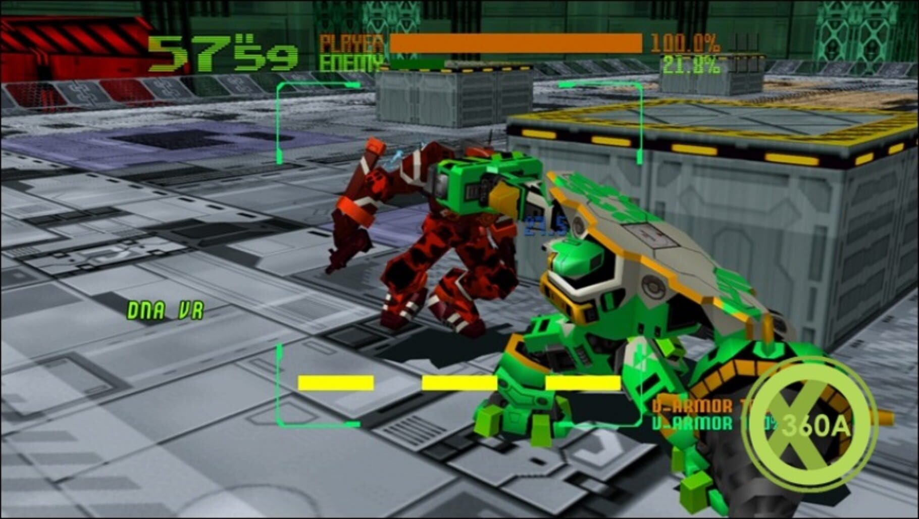 Captura de pantalla - Cyber Troopers Virtual-On Oratorio Tangram