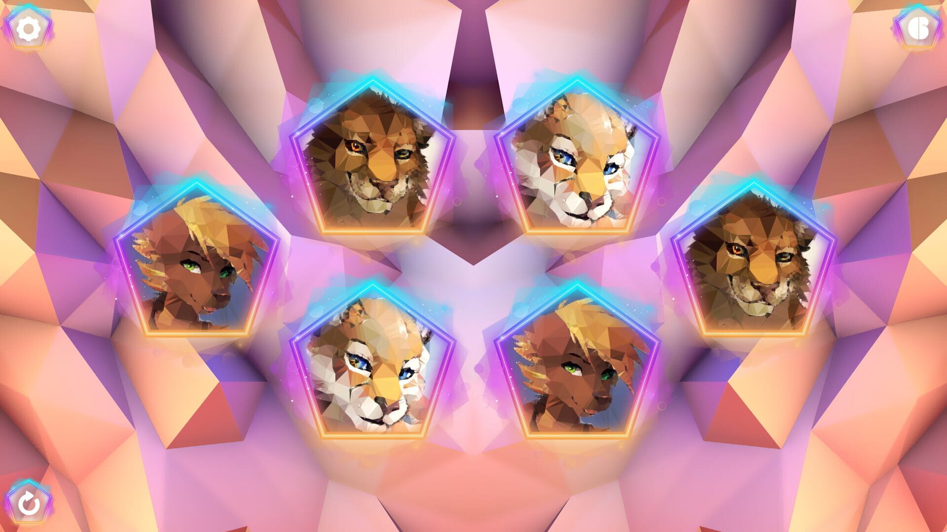 Poly Memory: Furries - Screenshot