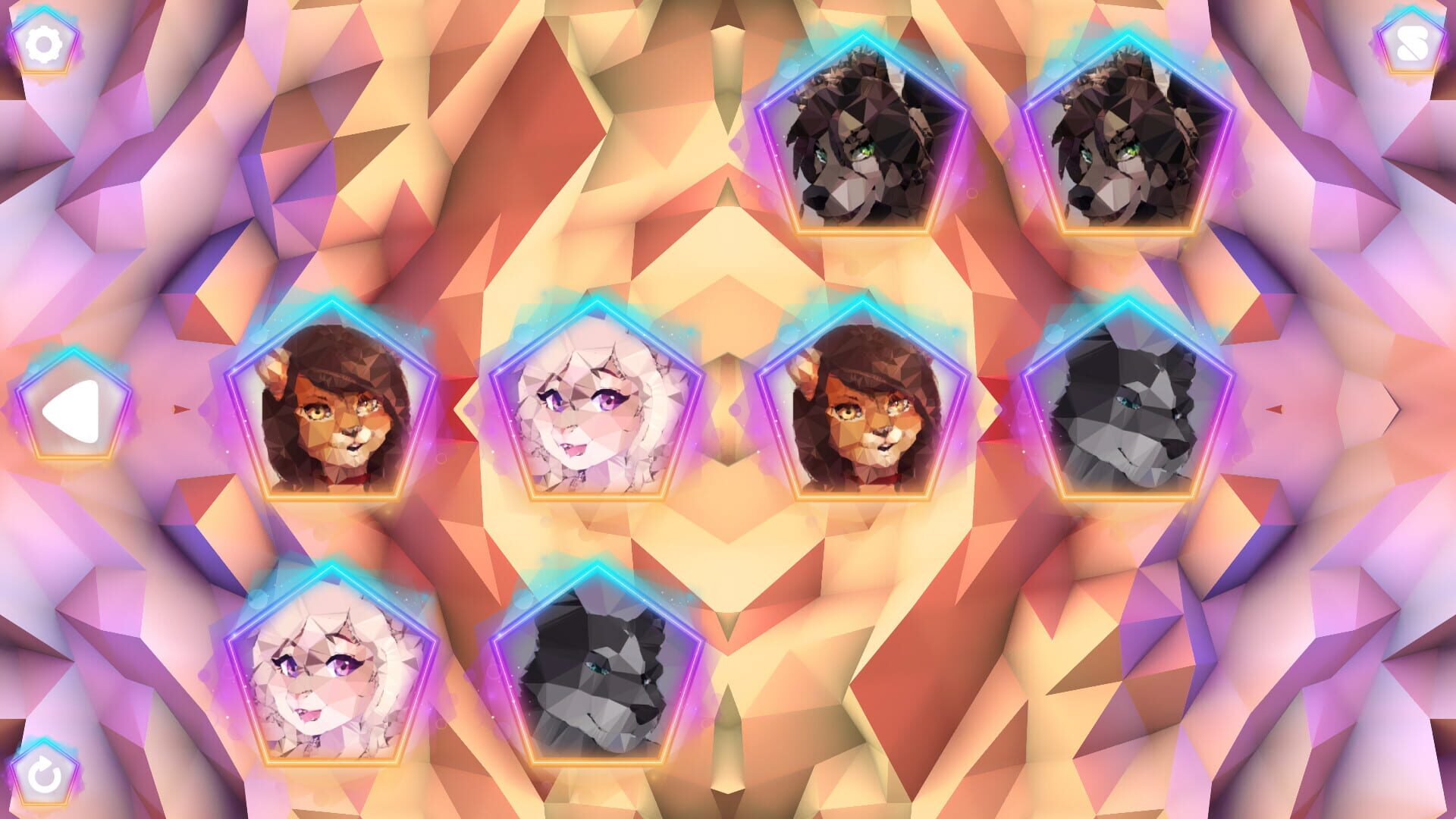 Poly Memory: Furries - Screenshot