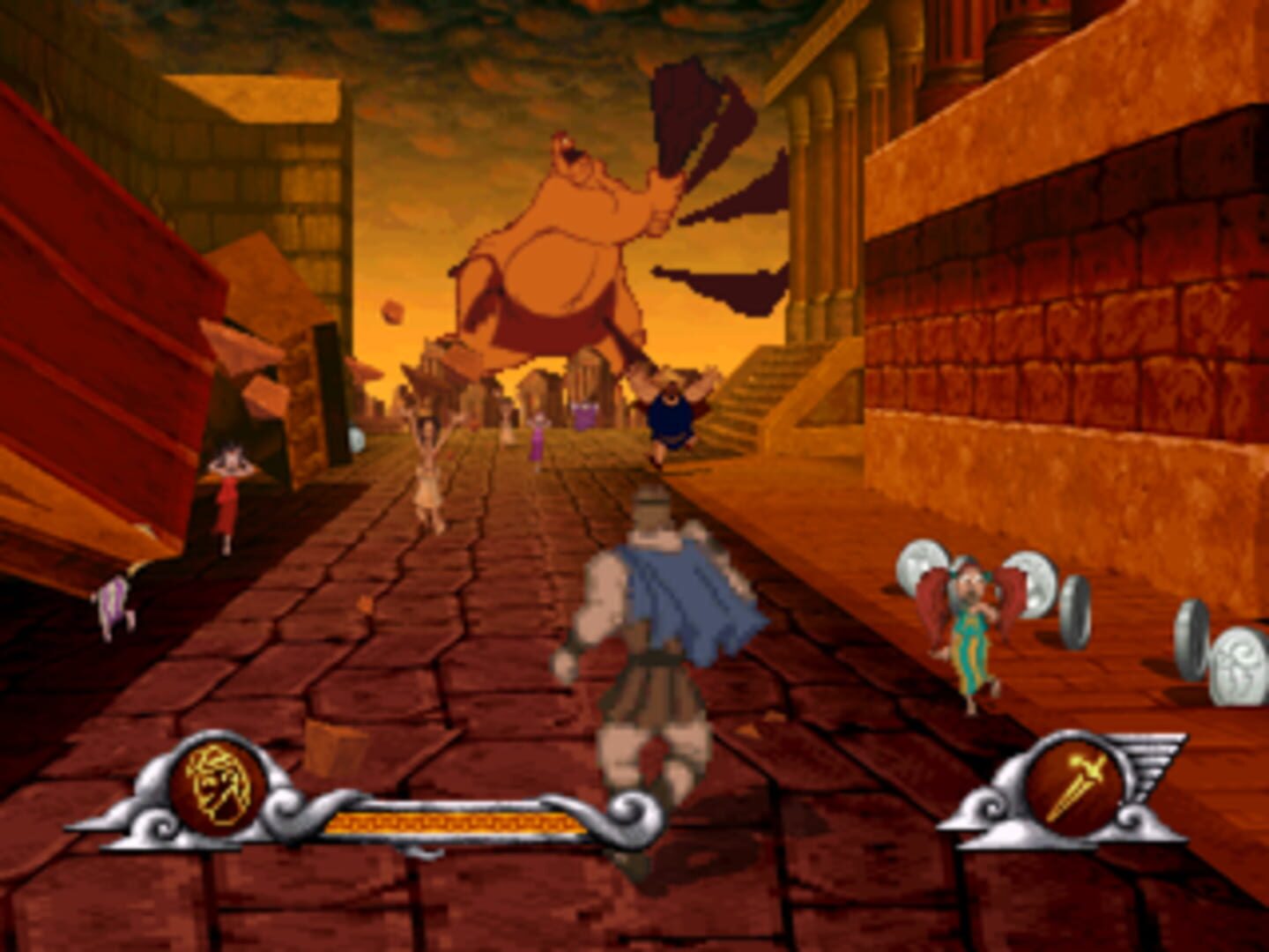 Captura de pantalla - Disney's Hercules Action Game