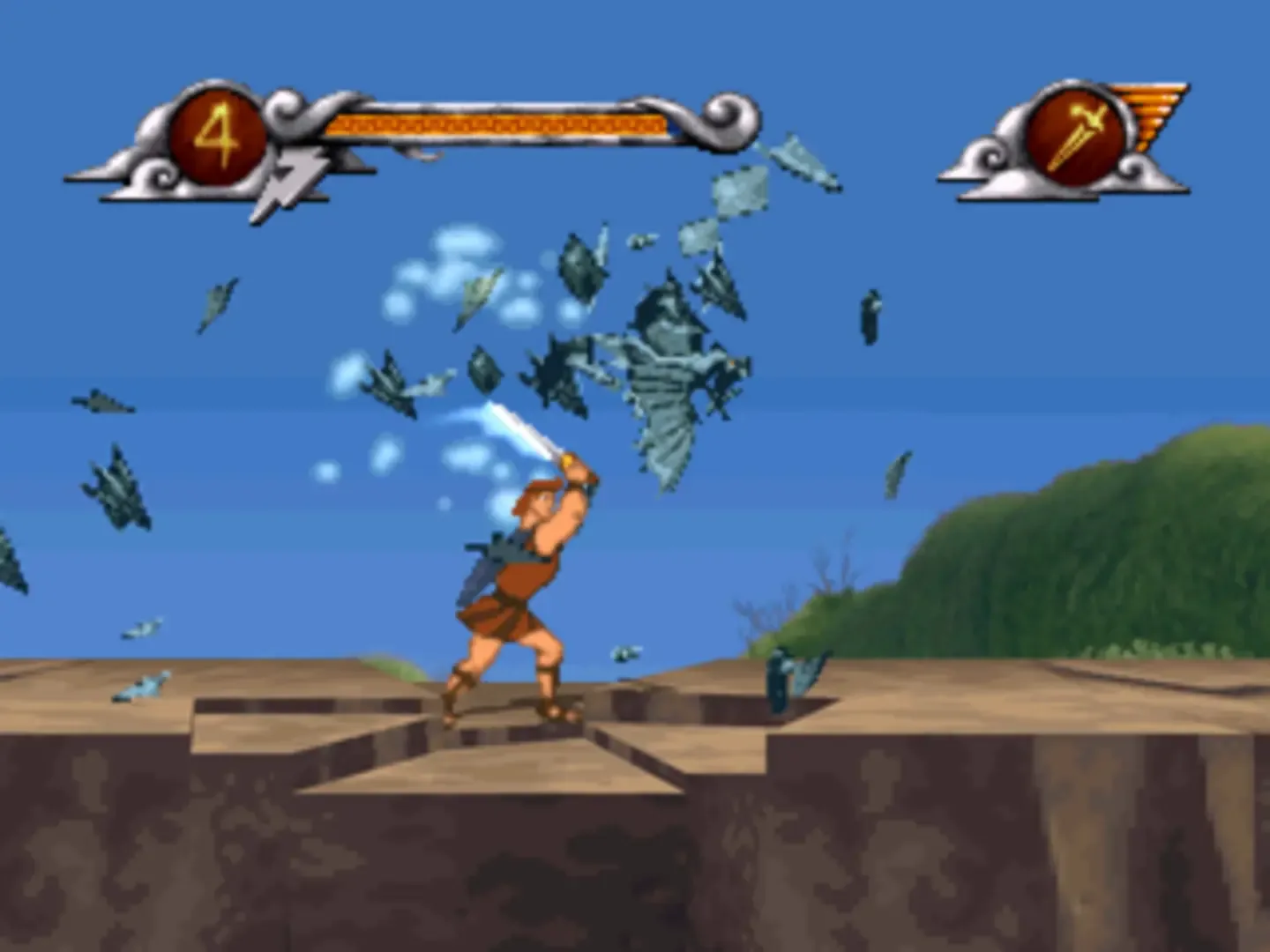Captura de pantalla - Disney's Hercules Action Game