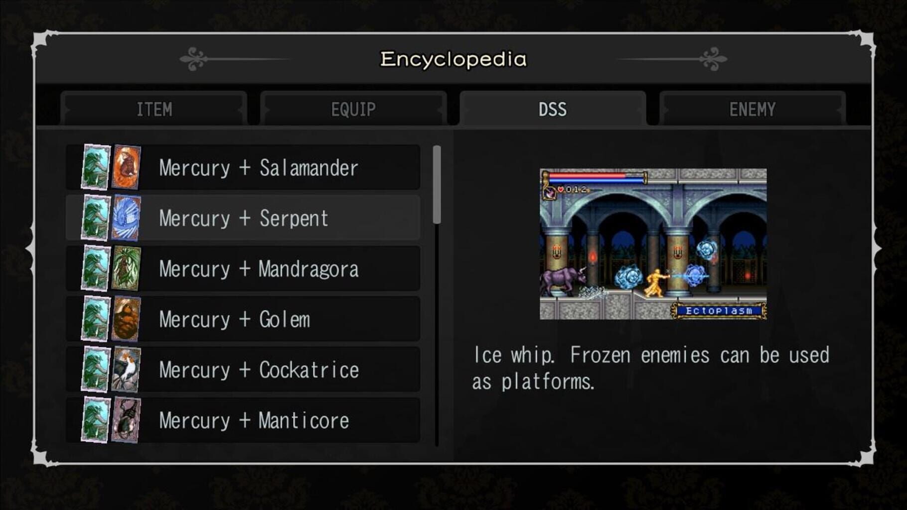 Castlevania: Circle of the Moon screenshot