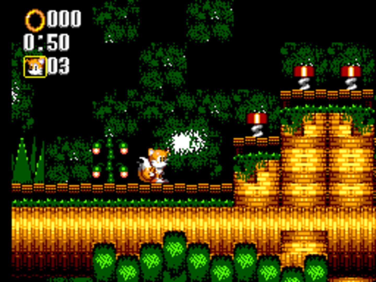 Captura de pantalla - Sonic Triple Trouble SMS