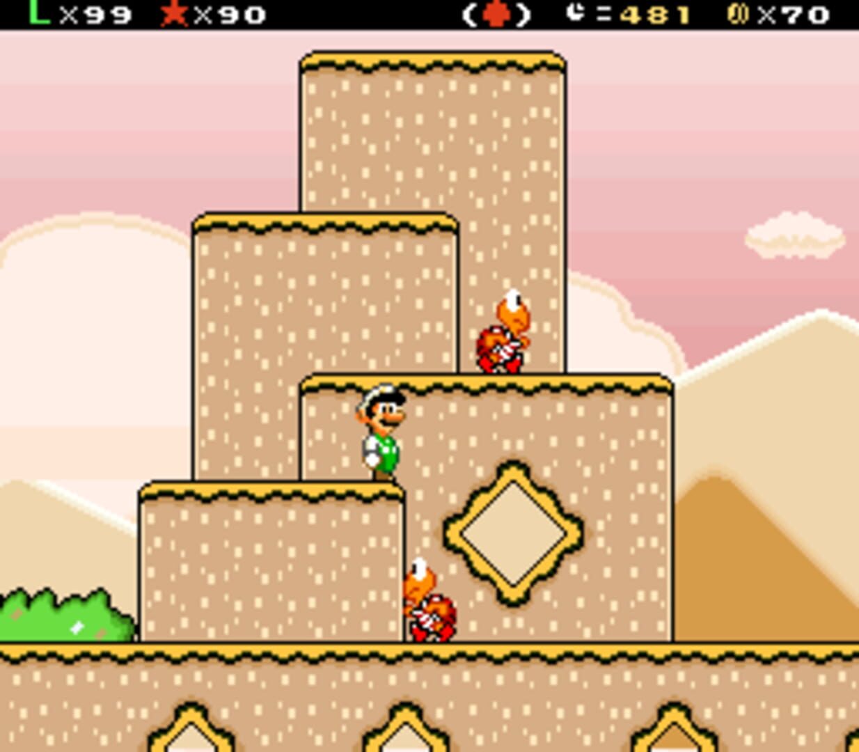 Captura de pantalla - Super Mario World: The Princess Rescue 2 - Luigi's Journey!