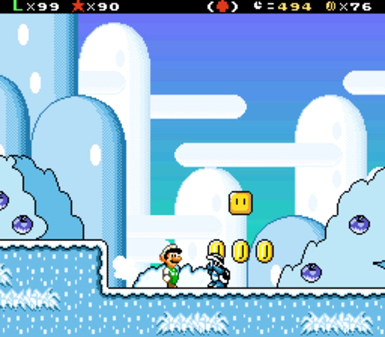 Captura de pantalla - Super Mario World: The Princess Rescue 2 - Luigi's Journey!