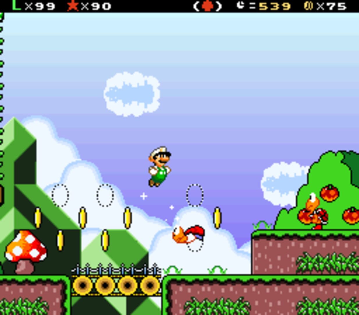 Captura de pantalla - Super Mario World: The Princess Rescue 2 - Luigi's Journey!