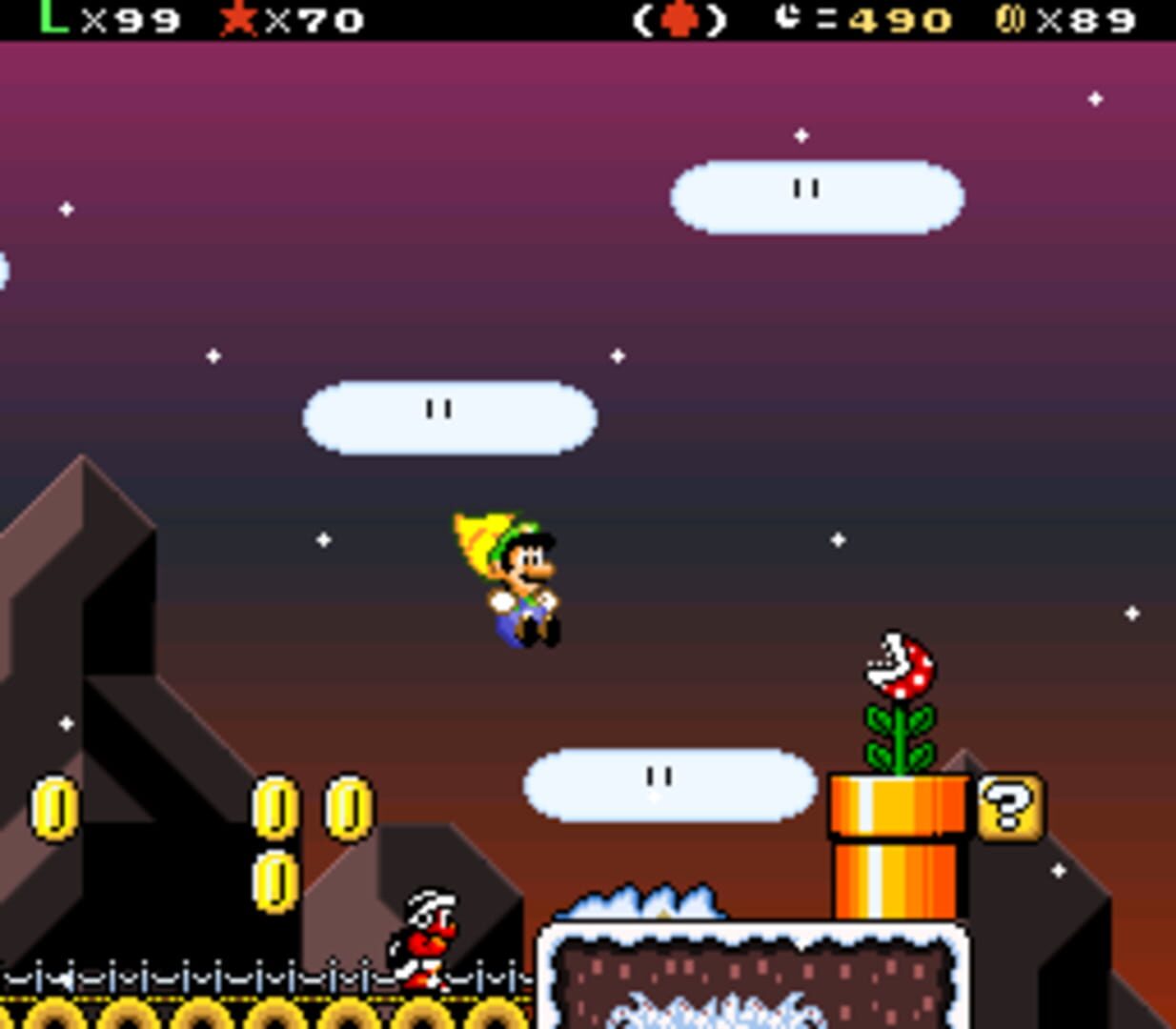 Captura de pantalla - Super Mario World: The Princess Rescue 2 - Luigi's Journey!