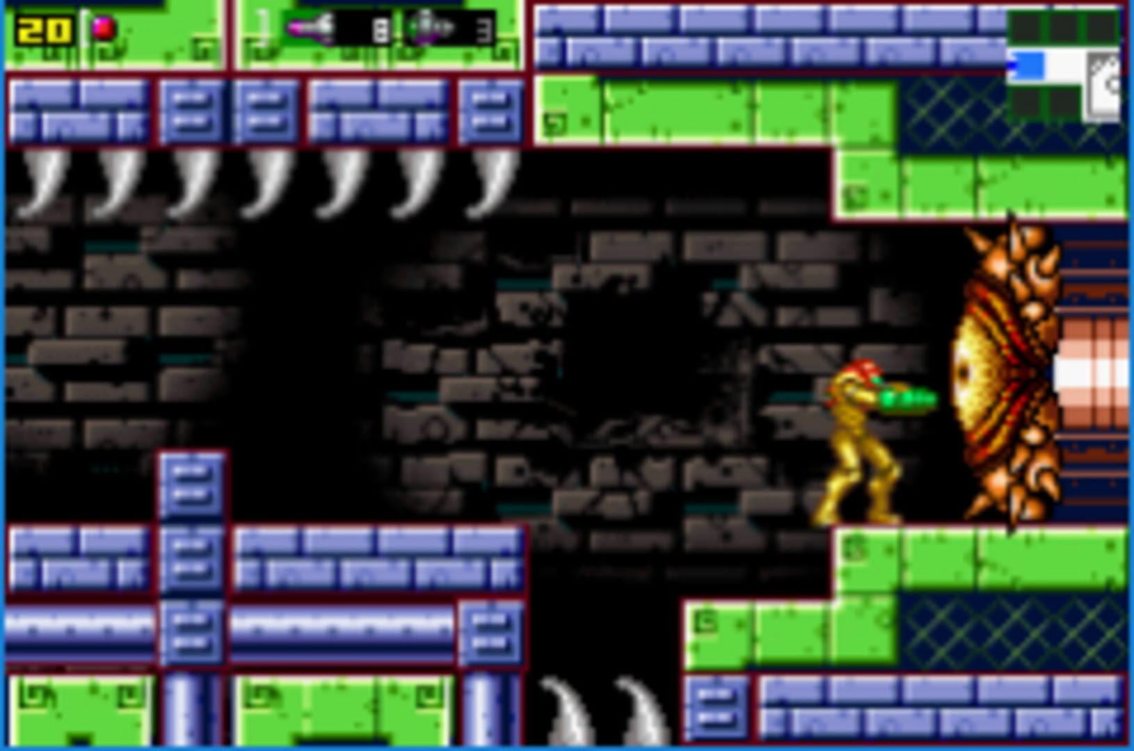 Captura de pantalla - Super Metroid: GBA Edition