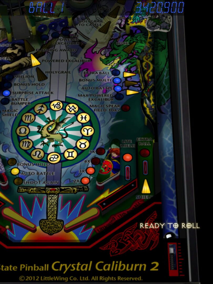 Pinball Crystal Caliburn II - Screenshot