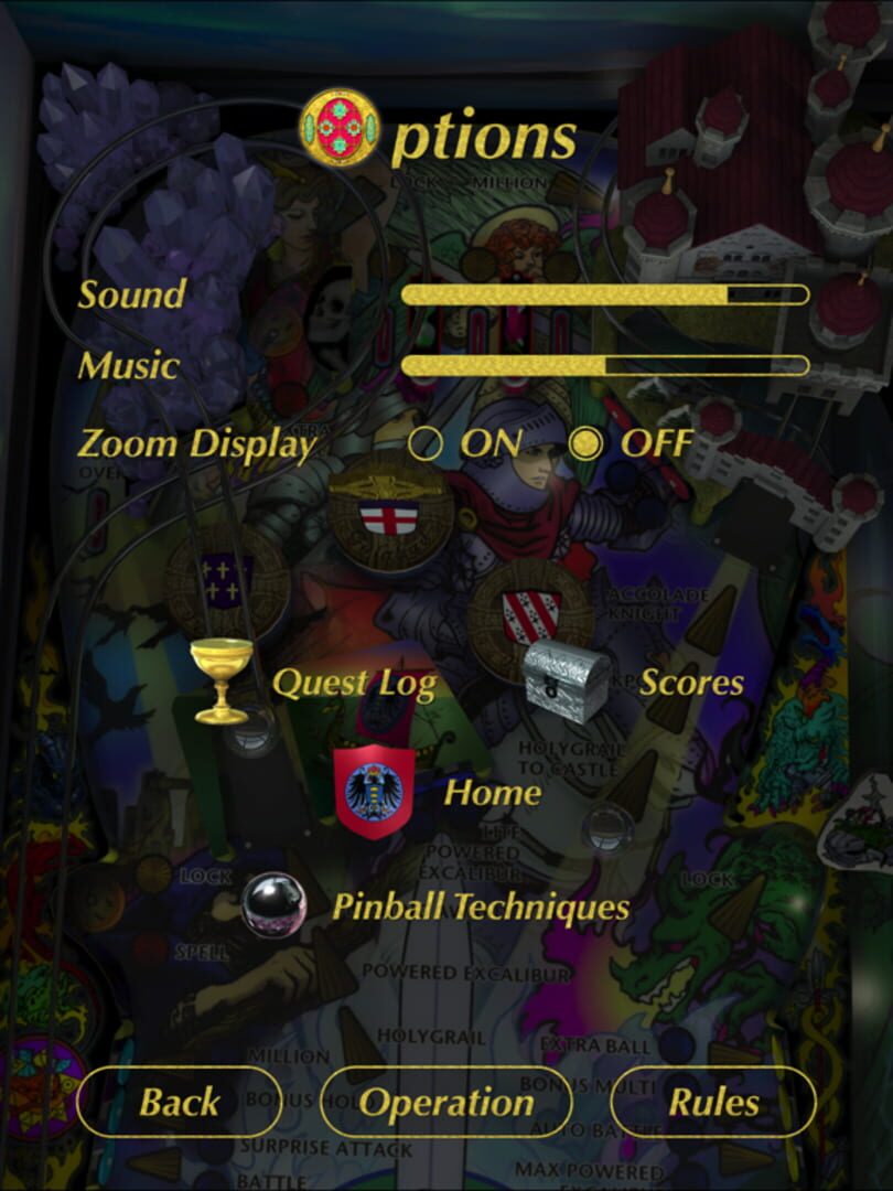 Pinball Crystal Caliburn II - Screenshot
