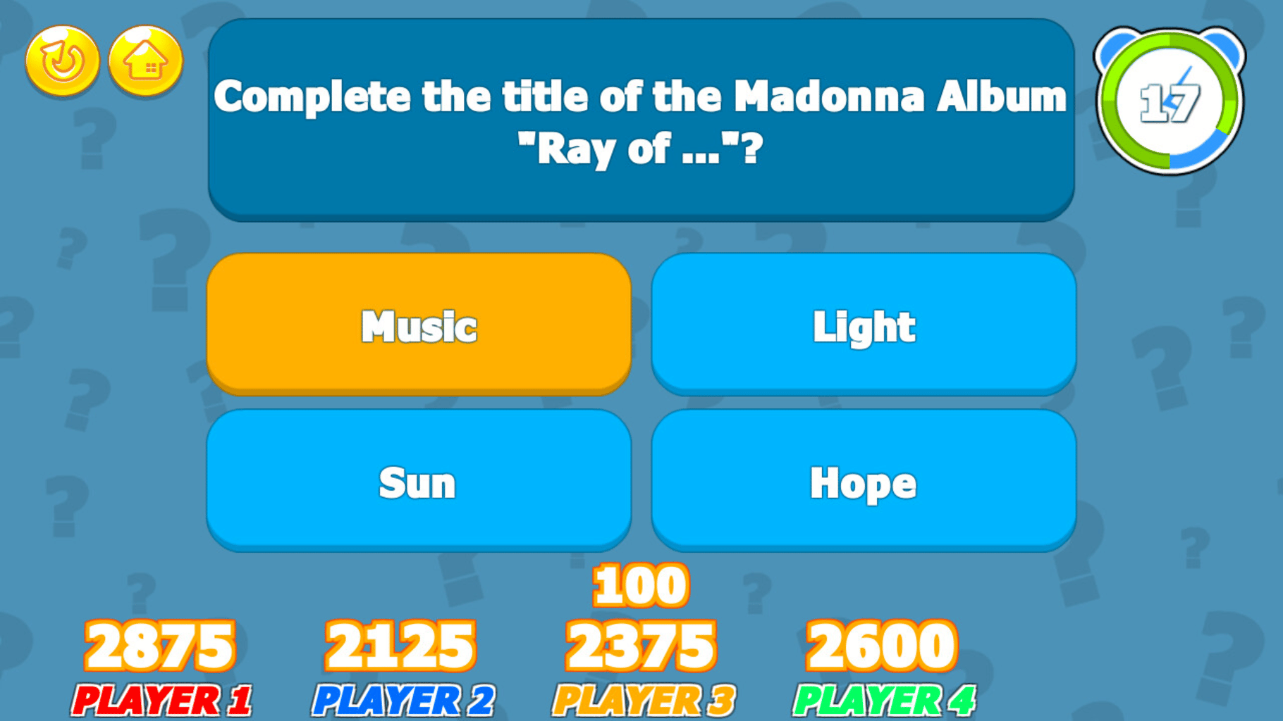 The Music Trivia Challenge screenshot