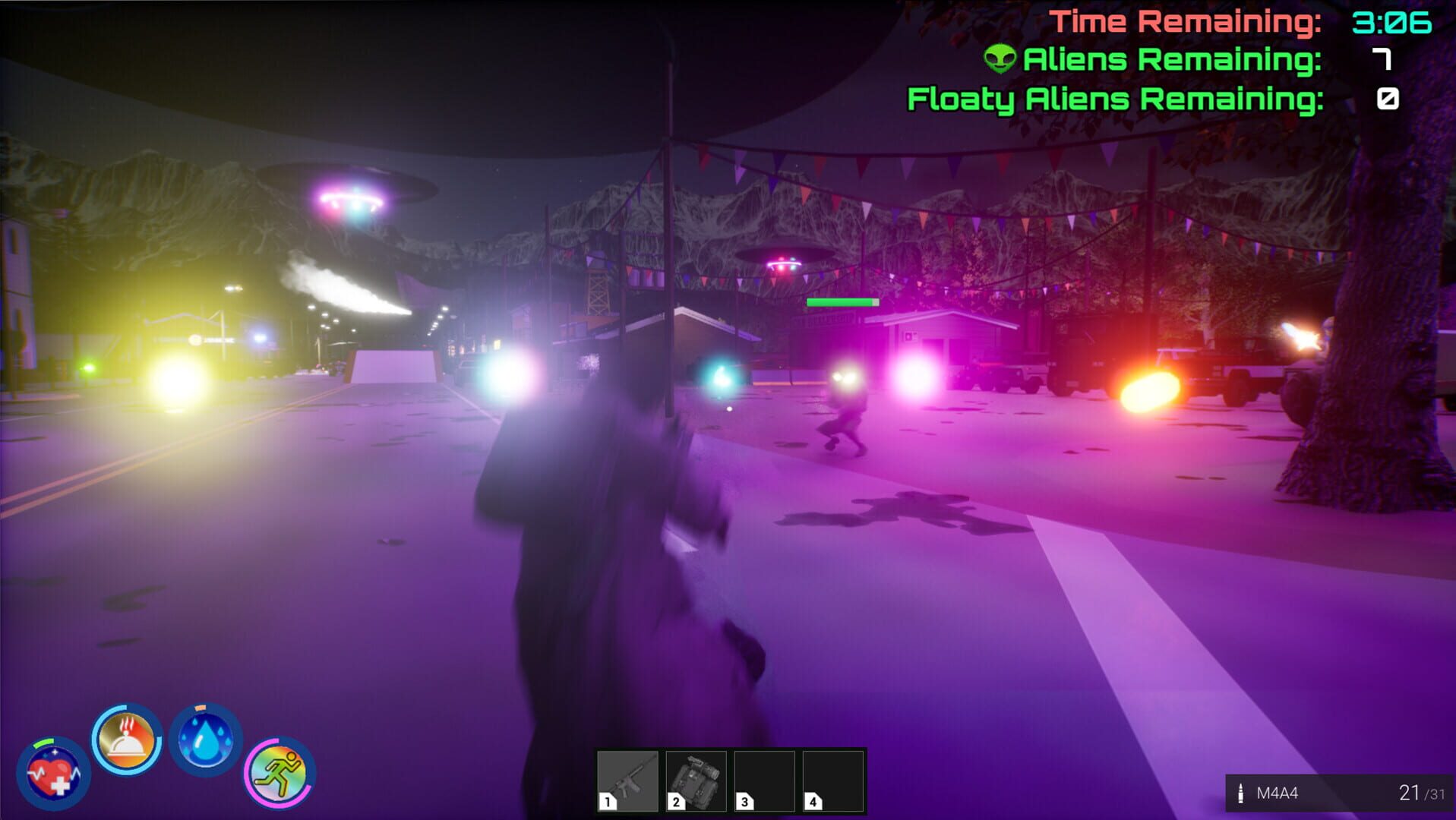Alien Town Invasion - Screenshot