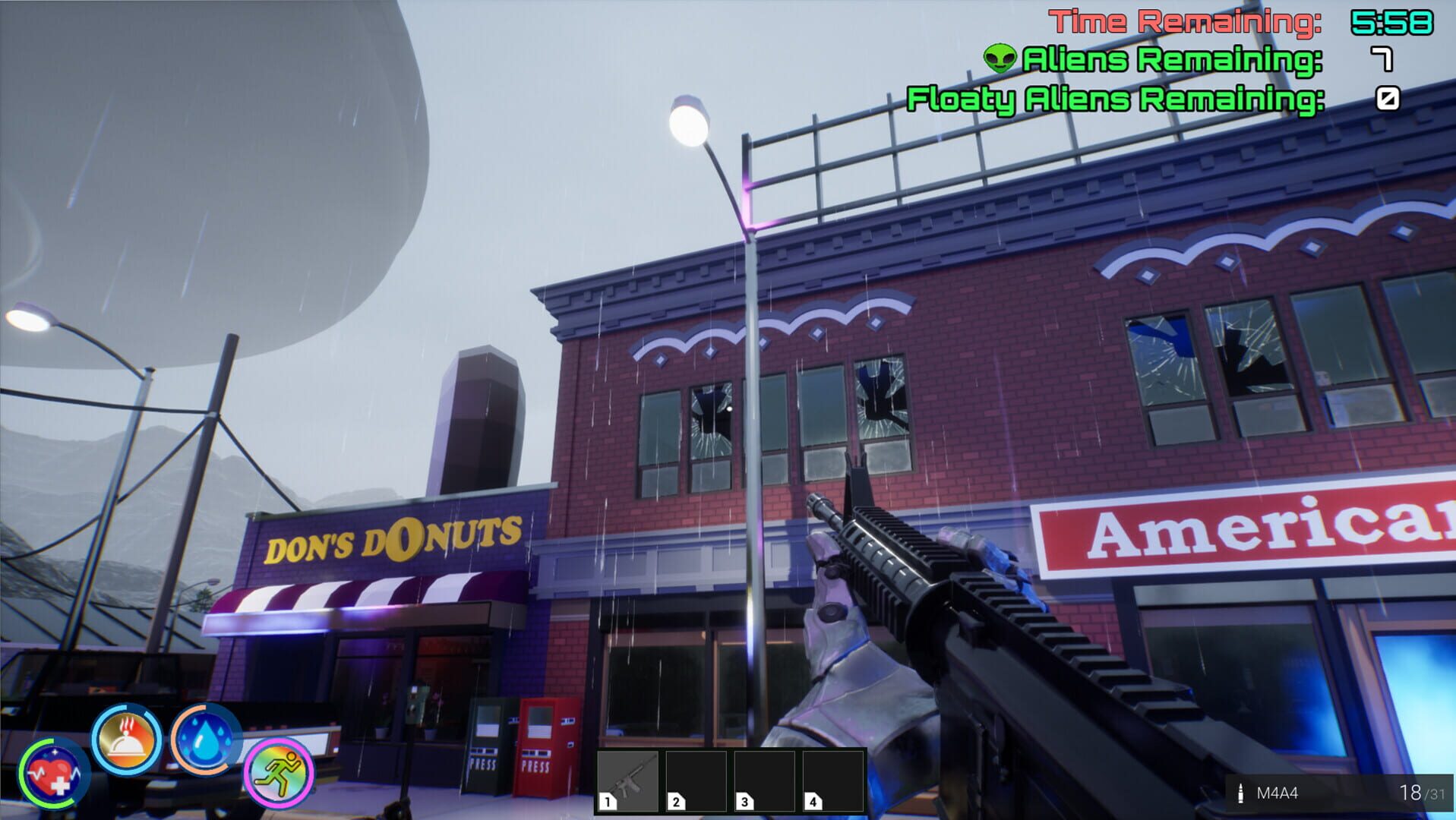 Alien Town Invasion - Screenshot
