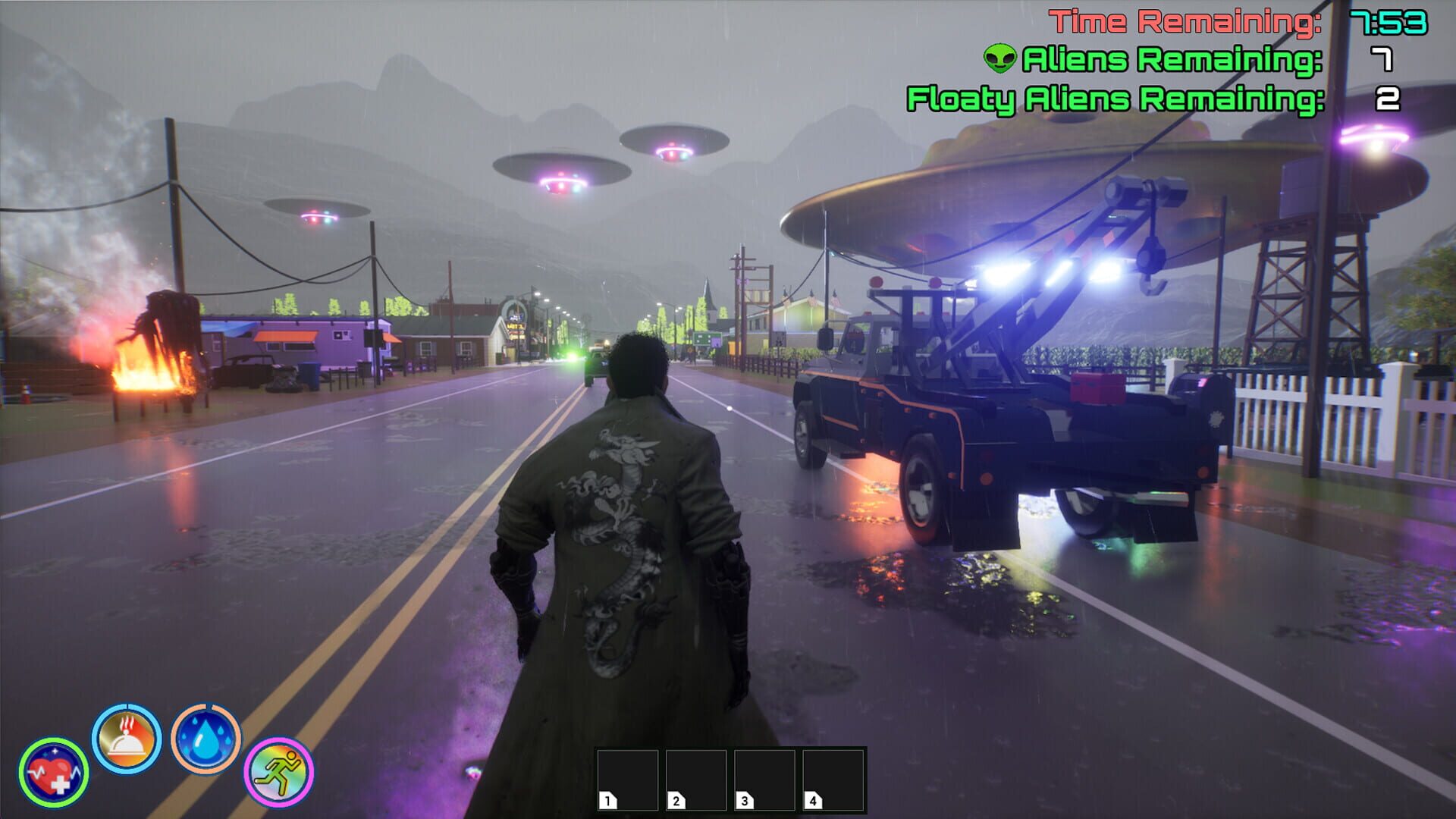 Alien Town Invasion - Screenshot
