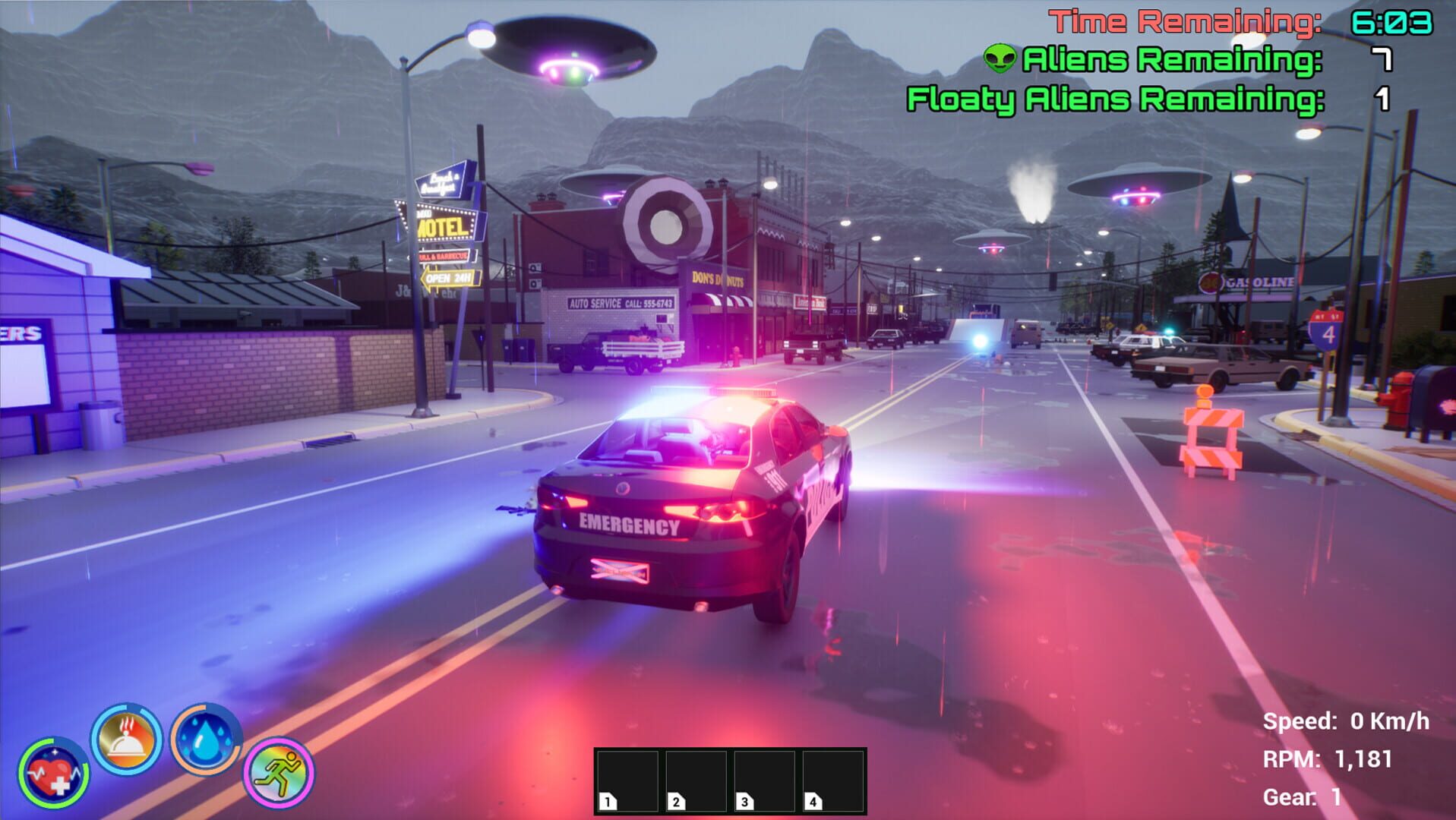 Alien Town Invasion - Screenshot