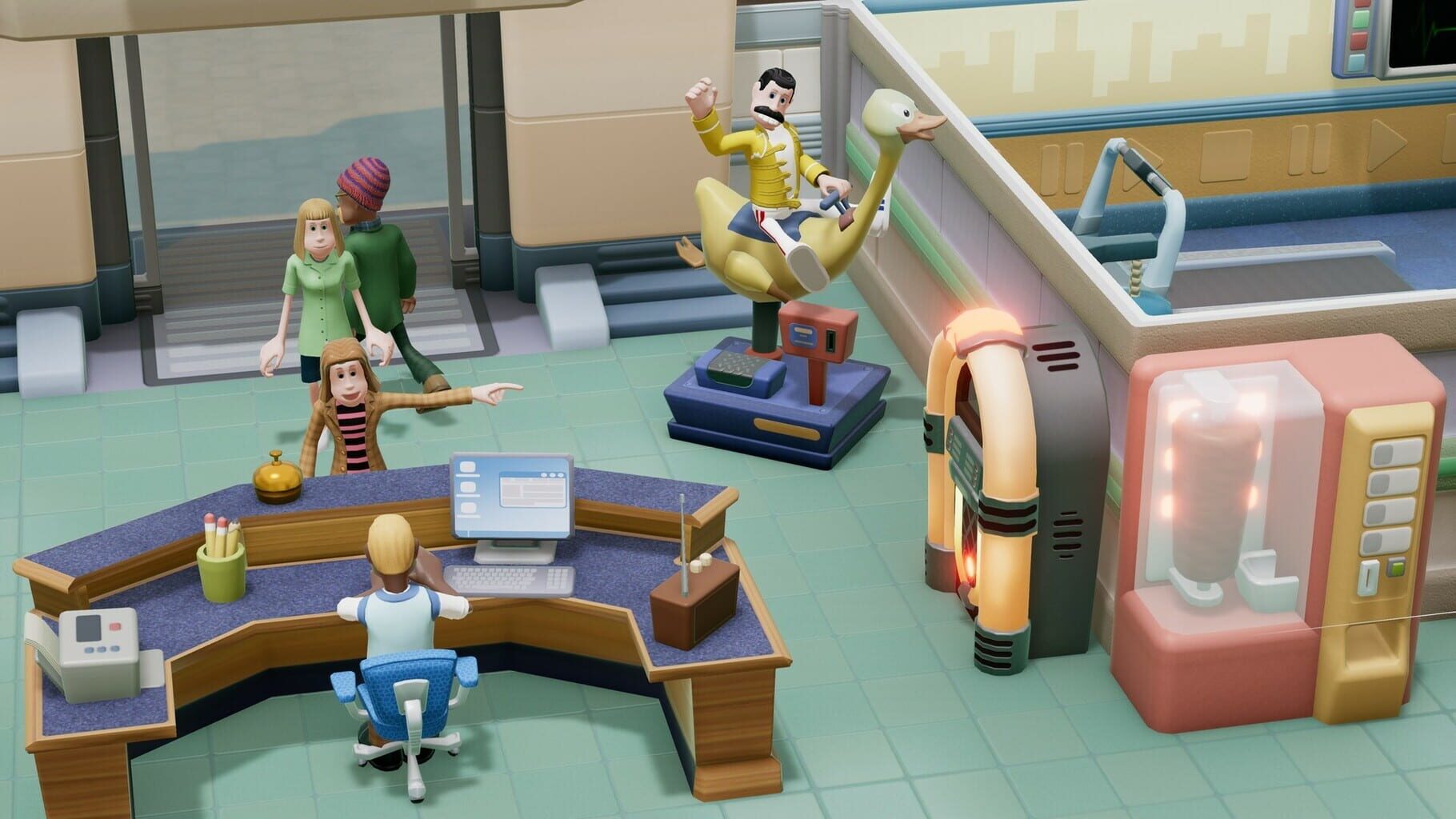 Captura de pantalla - Two Point Hospital: Retro Items Pack