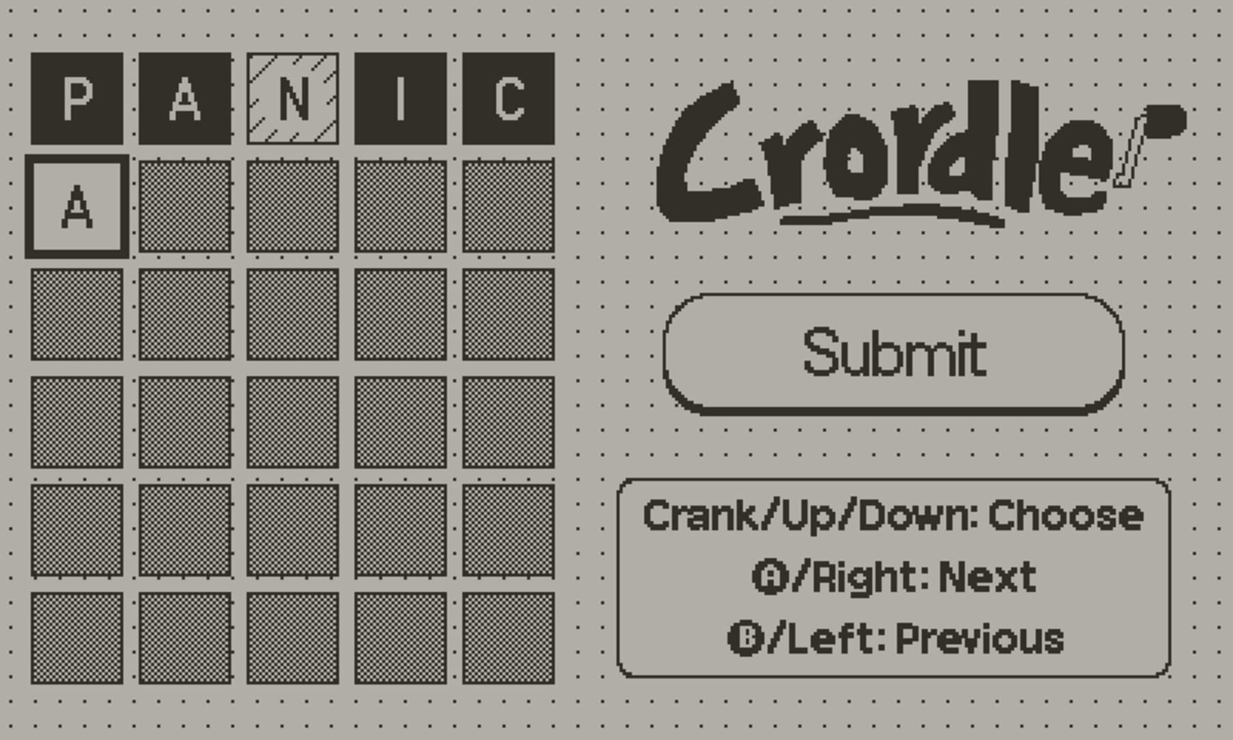 Crordle - Screenshot