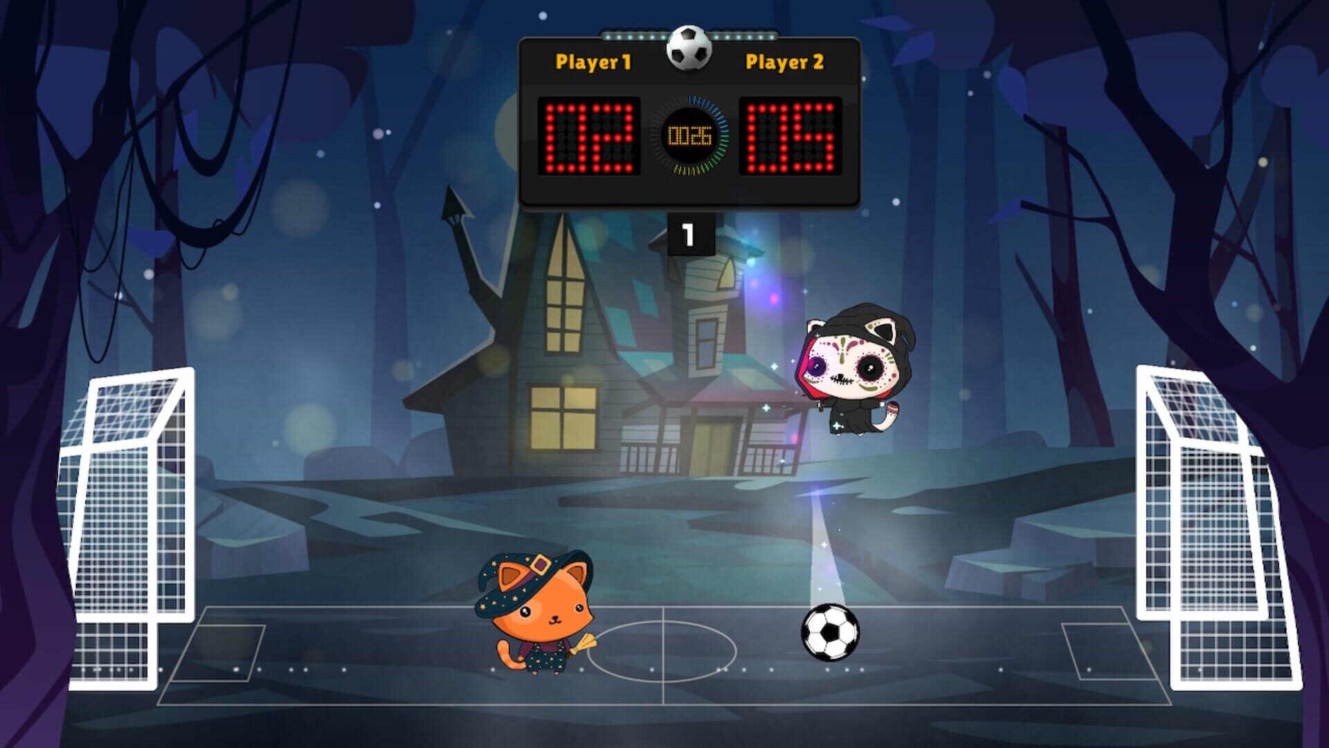 Kitten's Head Football: Halloween - Screenshot