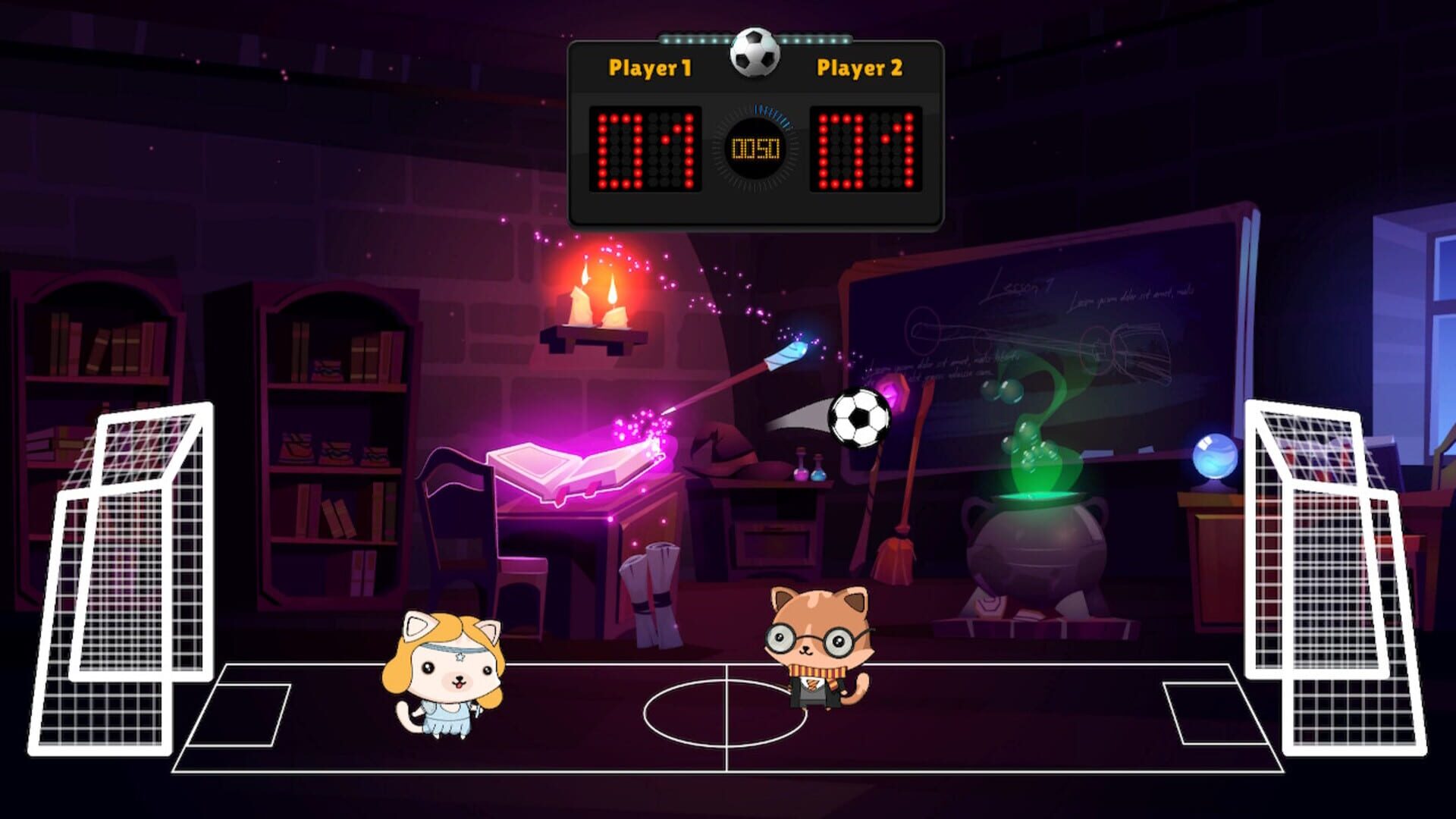 Kitten's Head Football: Halloween - Screenshot