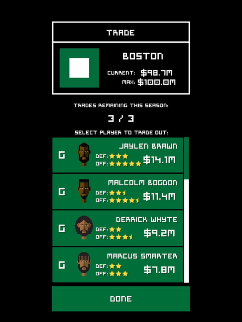 Retro Basketball Coach 2023 - Screenshot