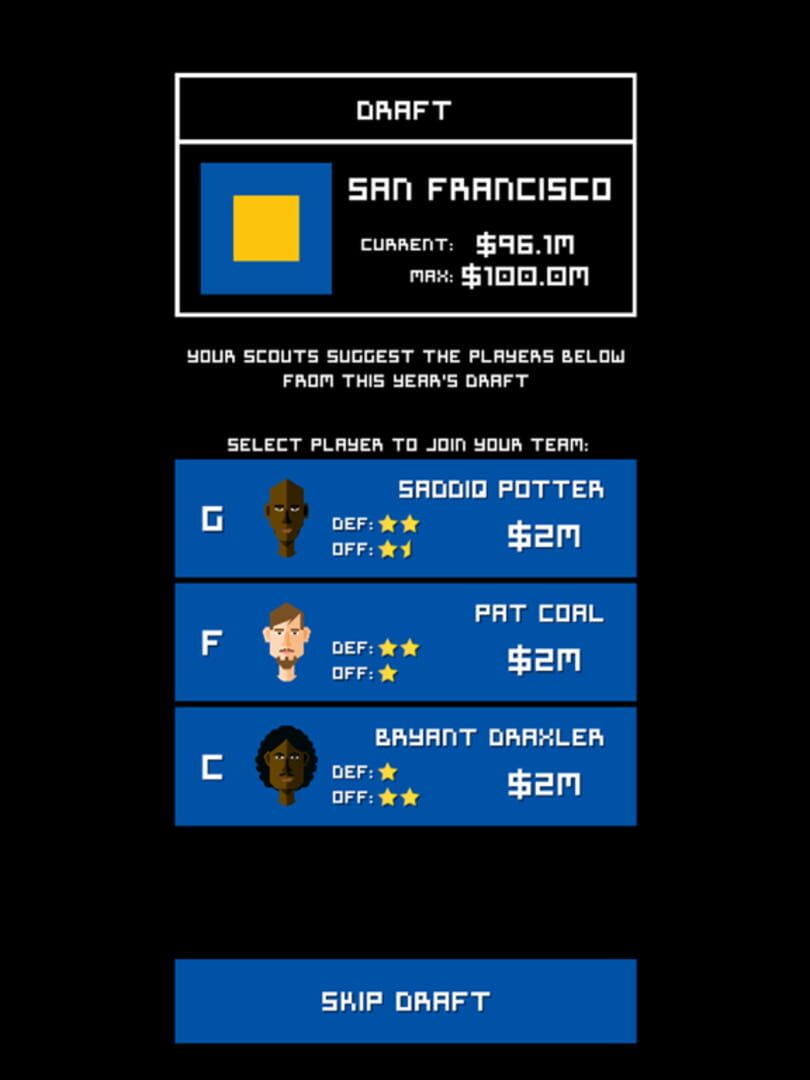 Retro Basketball Coach 2023 - Screenshot