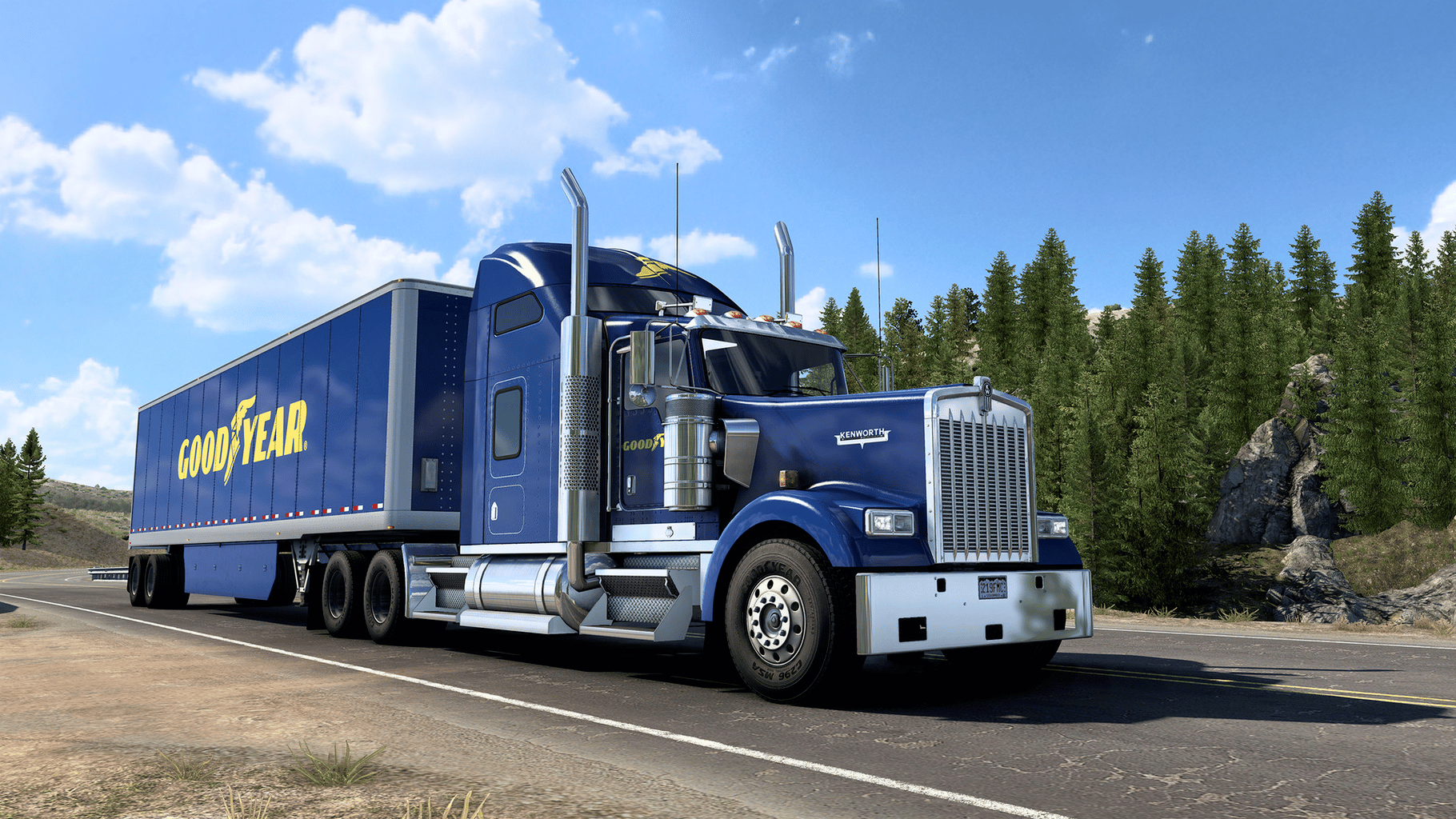 American Truck Simulator: Goodyear Tires Pack screenshot