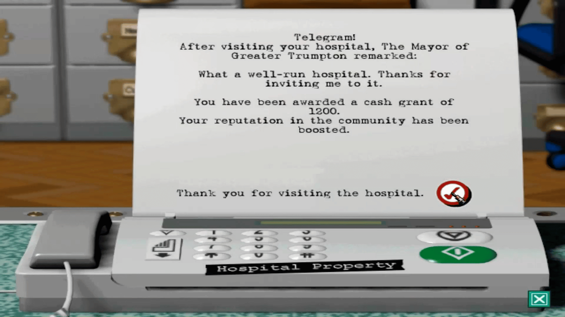 Theme Hospital screenshot