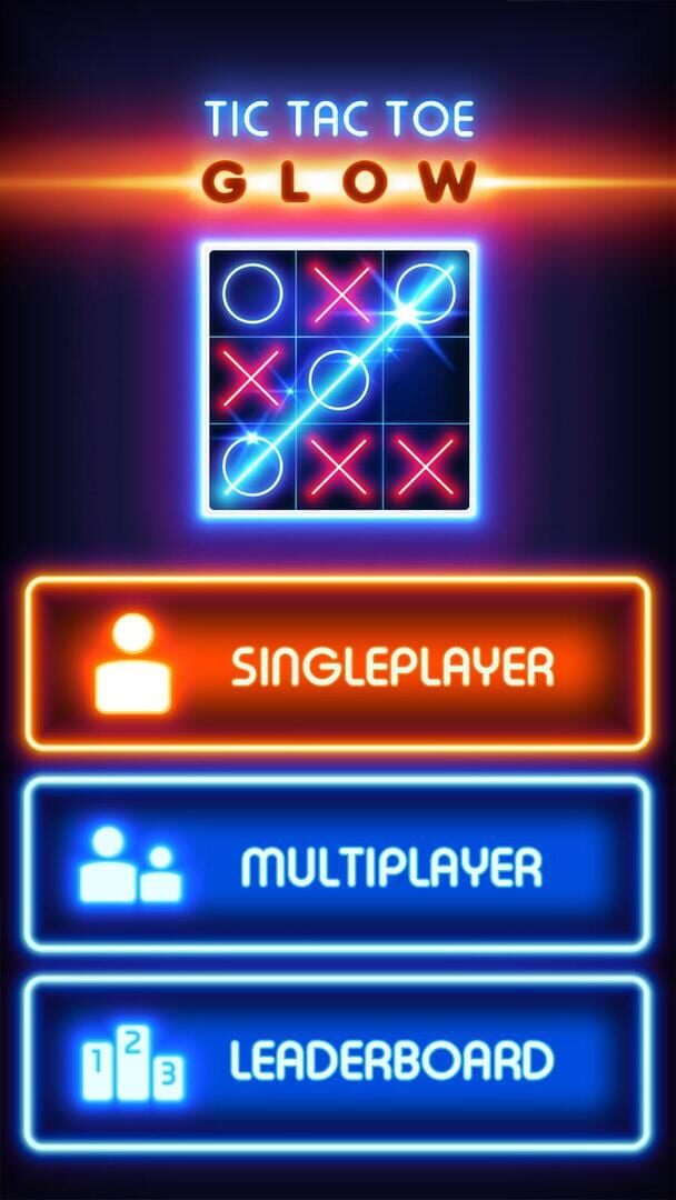 Tic Tac Toe Glow - Screenshot