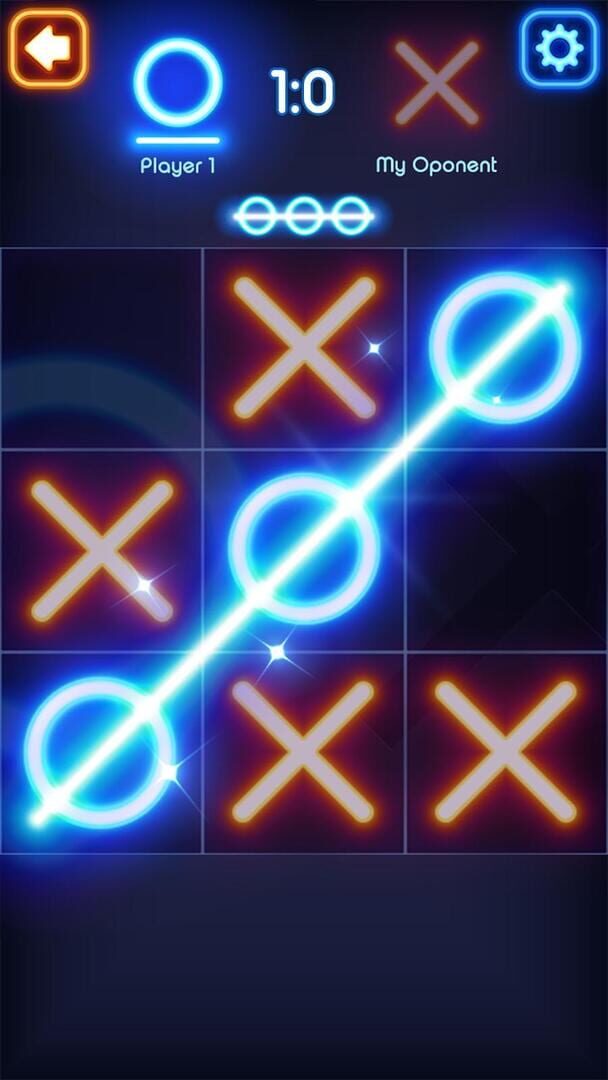 Tic Tac Toe Glow - Screenshot