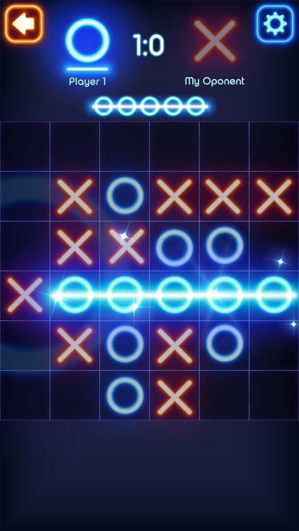 Tic Tac Toe Glow - Screenshot