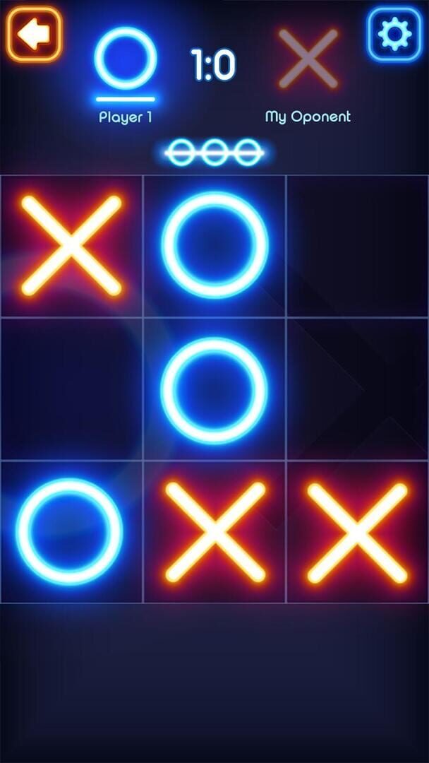 Tic Tac Toe Glow - Screenshot